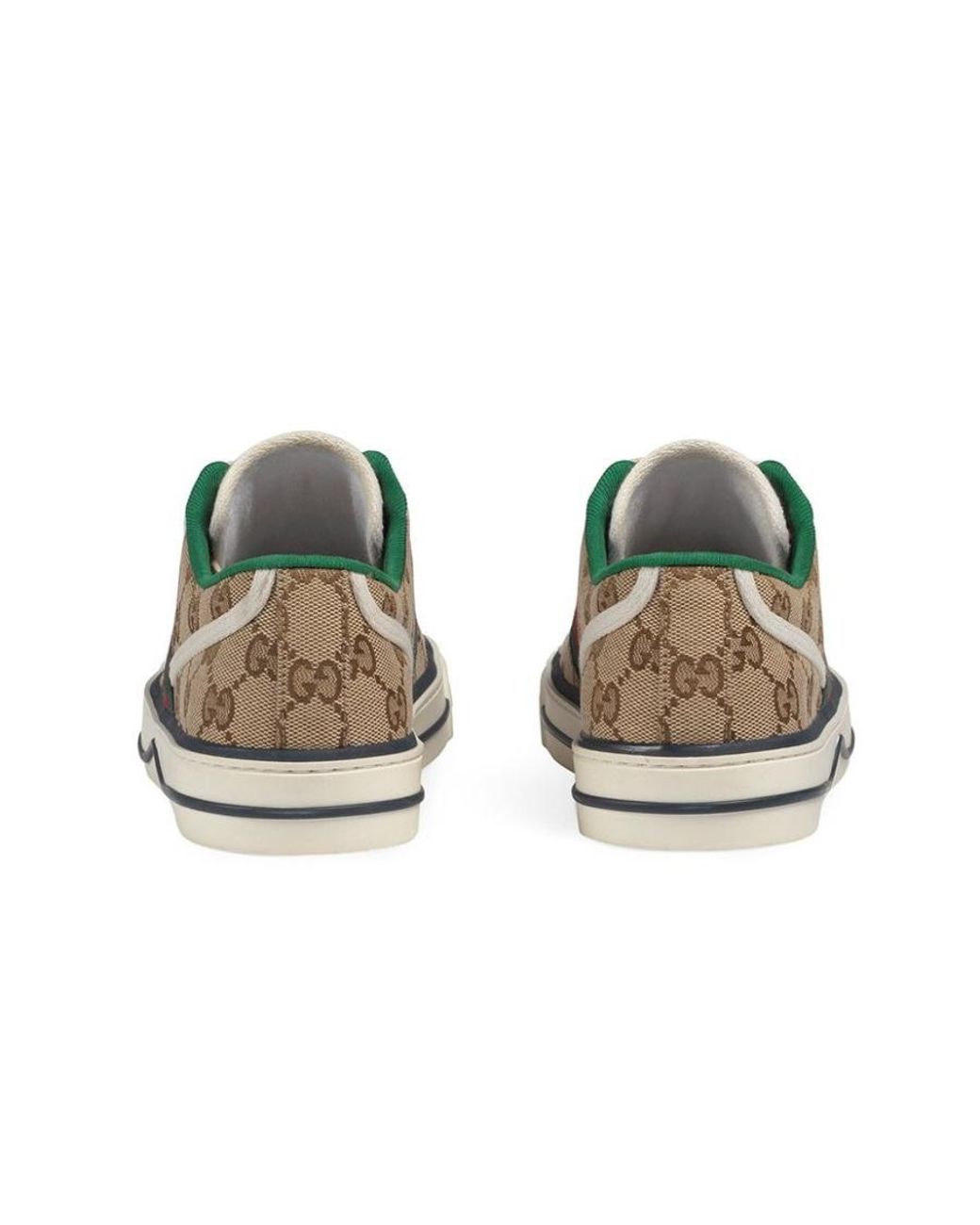 Gucci White Gg Tennis 1977 Low-Up Sneakers