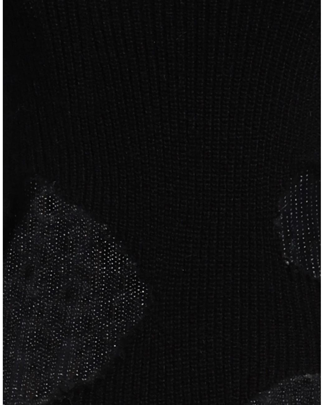 MM6 by Maison Margiela Black Sleeveless Jumpers