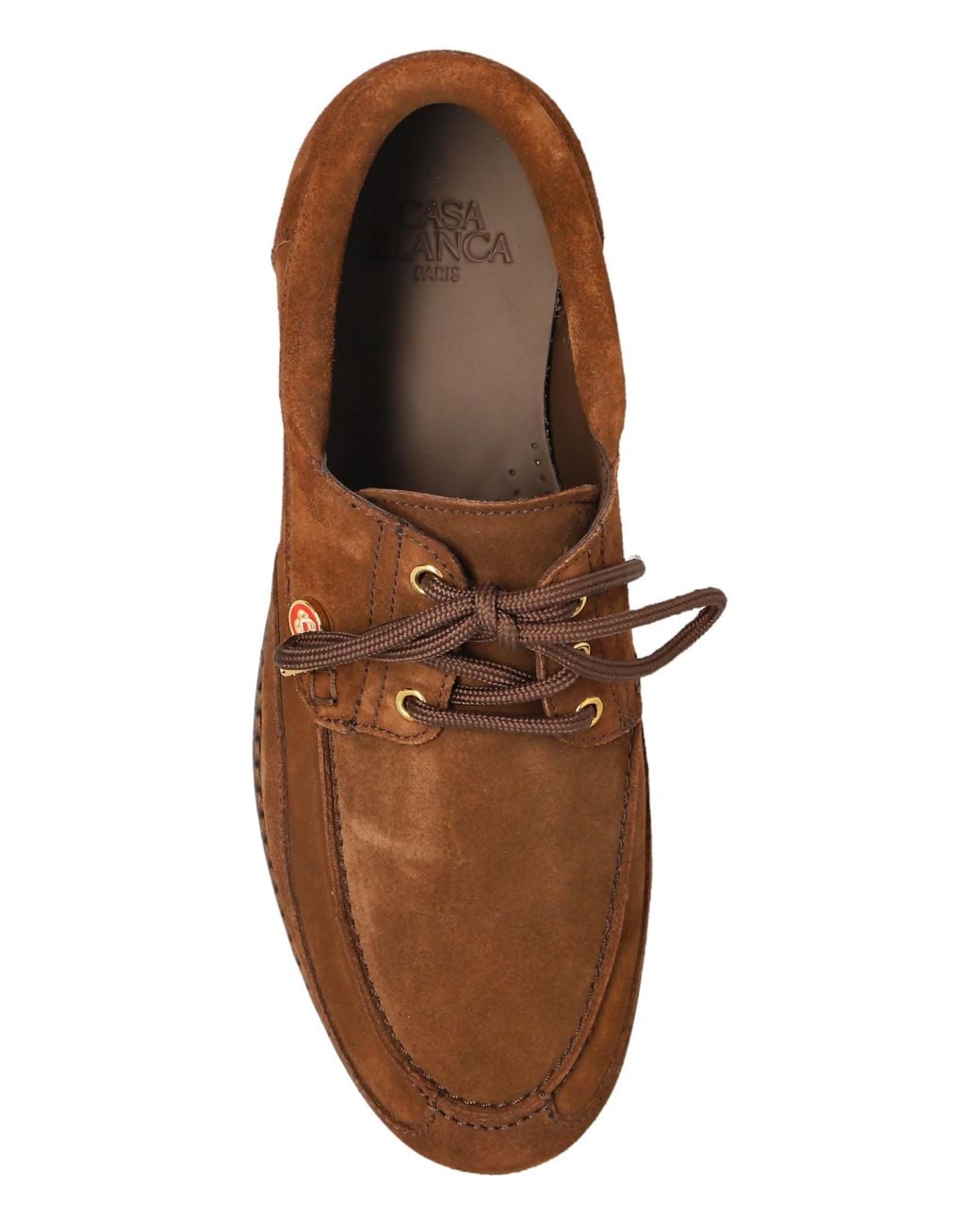 Casablanca Brown Round-Toe Casual Shoes for men