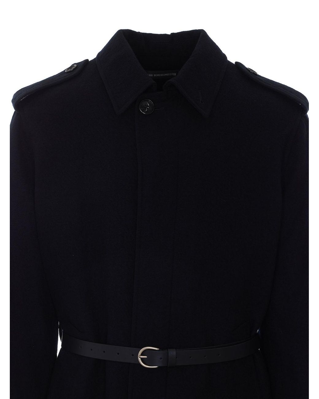 Ann Demeulemeester Black Long-Sleeve Jacket for men