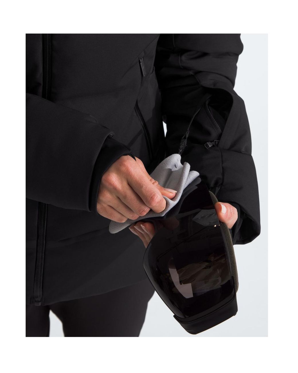 The North Face Black Cirque Hooded Puffer Jacket