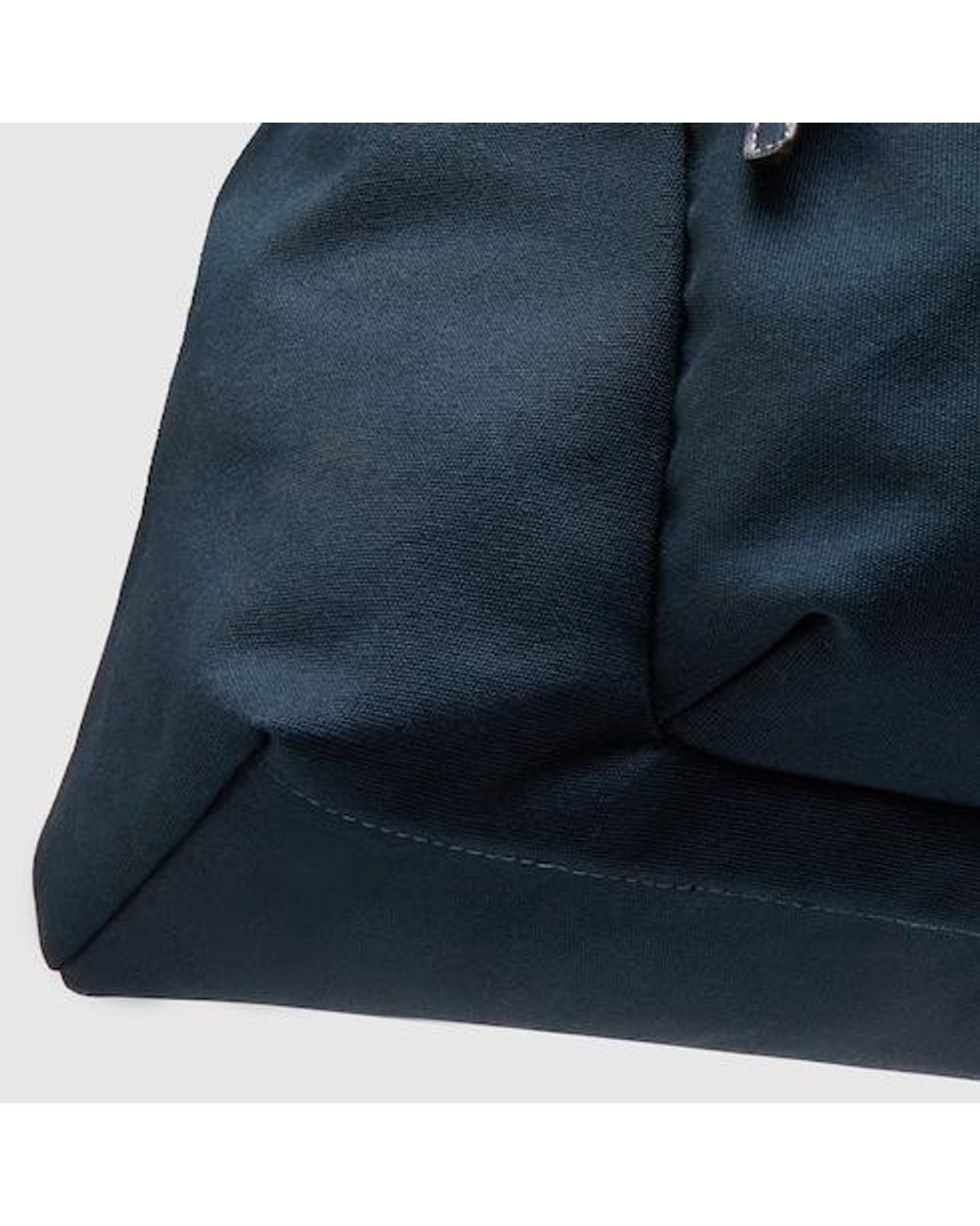 Gucci Blue Logo Printed Zip-Up Backpack for men