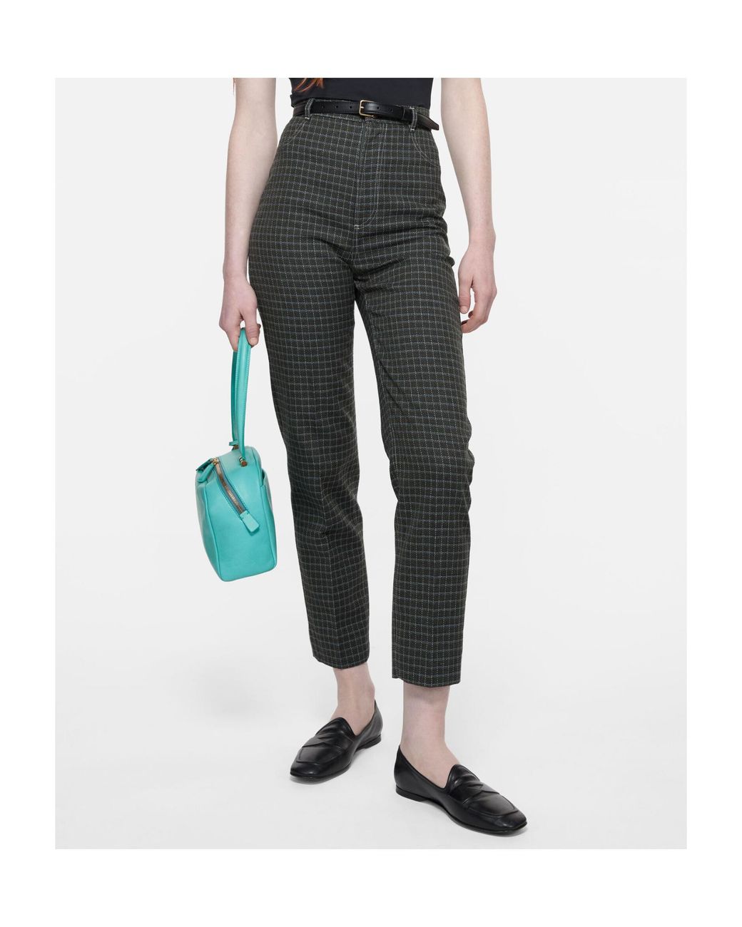 Acne Black Leather Loafers