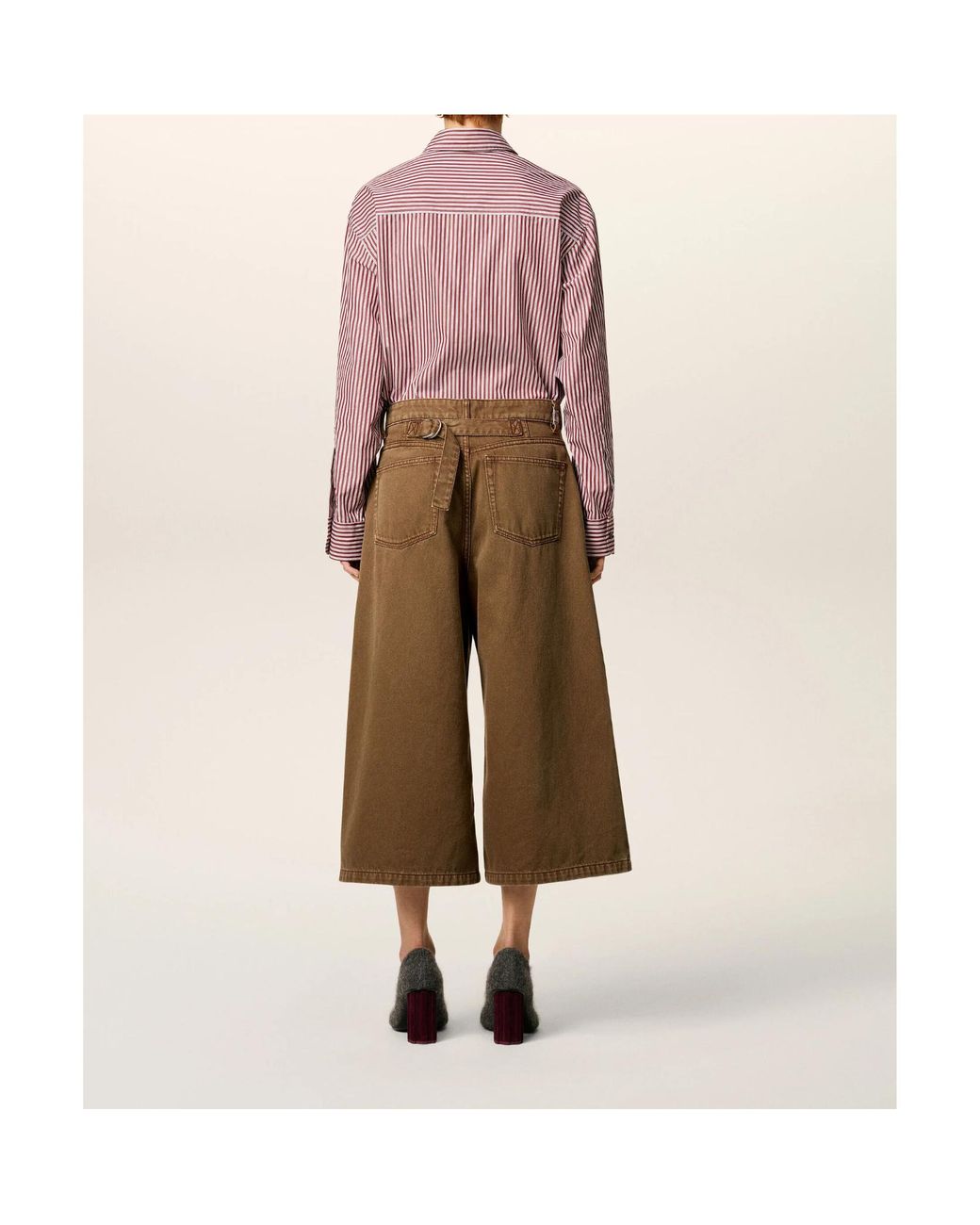 AMI Brown Bermuda Long