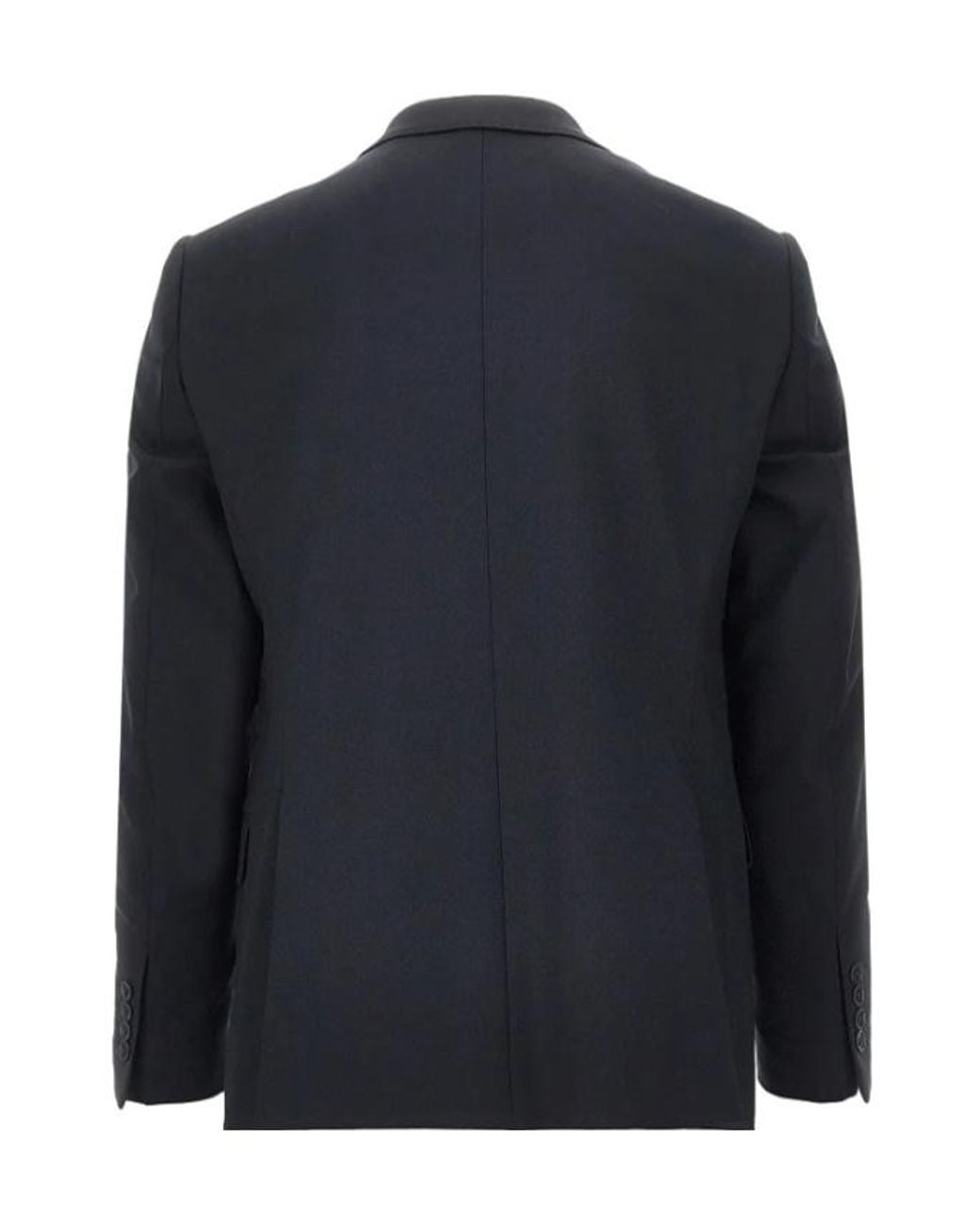 Emporio Armani Blue Single-Breasted Notched-Lapel Suit for men