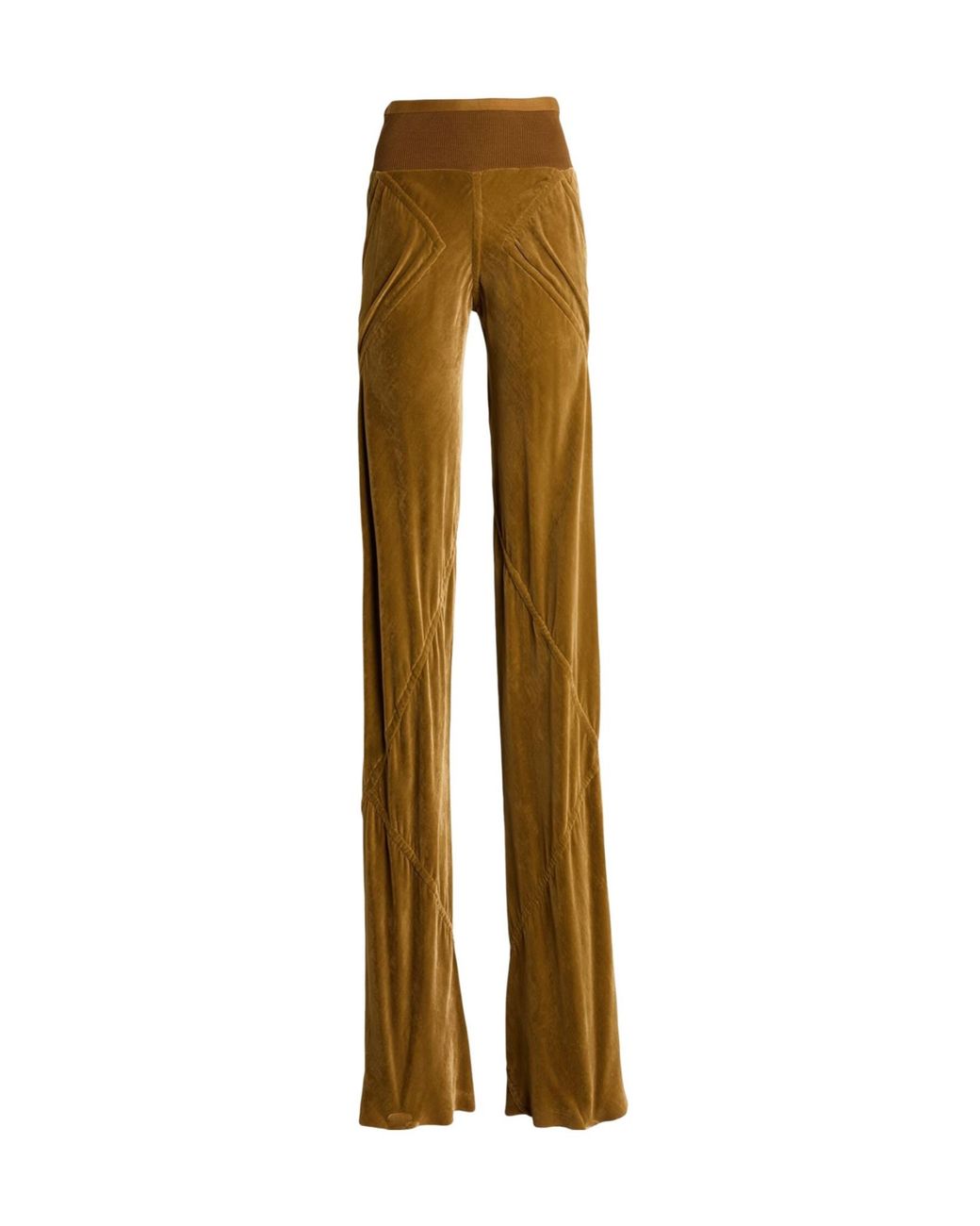 Rick Owens Metallic Flared Trousers