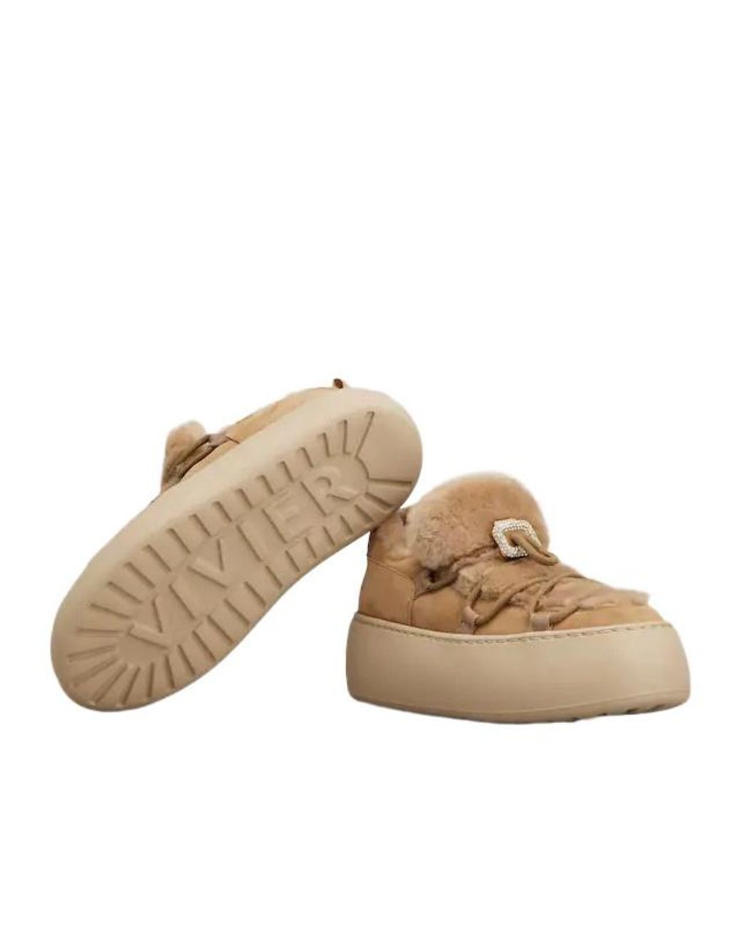 Roger Vivier Natural Viv' Up Sneakers
