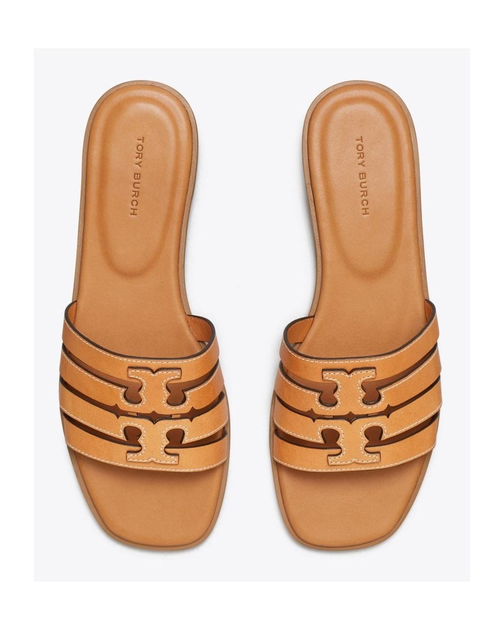 Tory Burch Brown Ines Multi-Strap Sandals