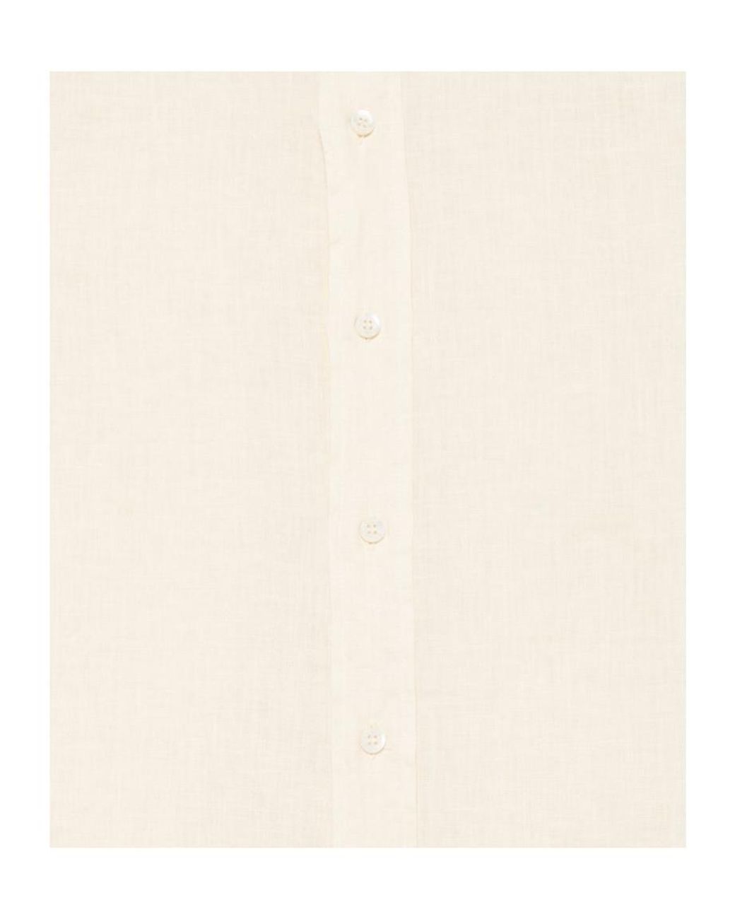 Aspesi Natural Half-Button Shirt for men