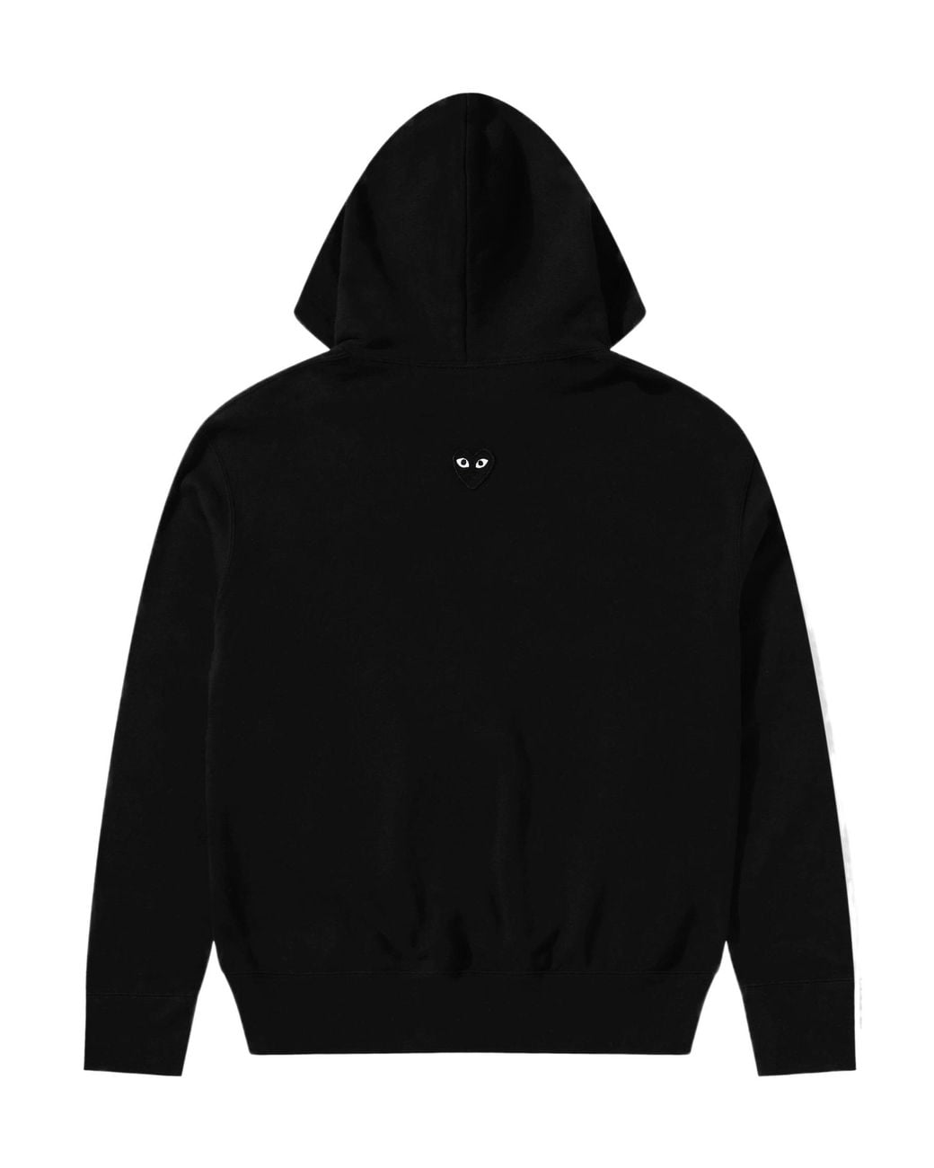 COMME DES GARÇONS PLAY Black Drawstring Zip-Up Hoodie for men