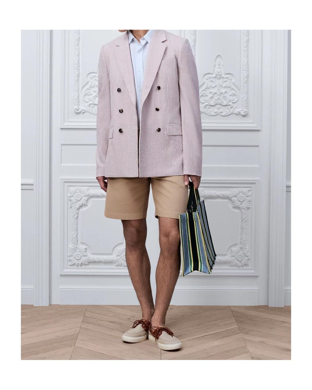 Dior Purple Iviera Double-Breasted Jacket for men