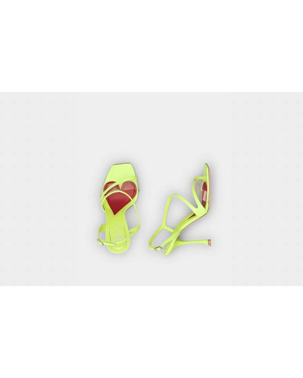 Roger Vivier Yellow I Love Vivier Sandals