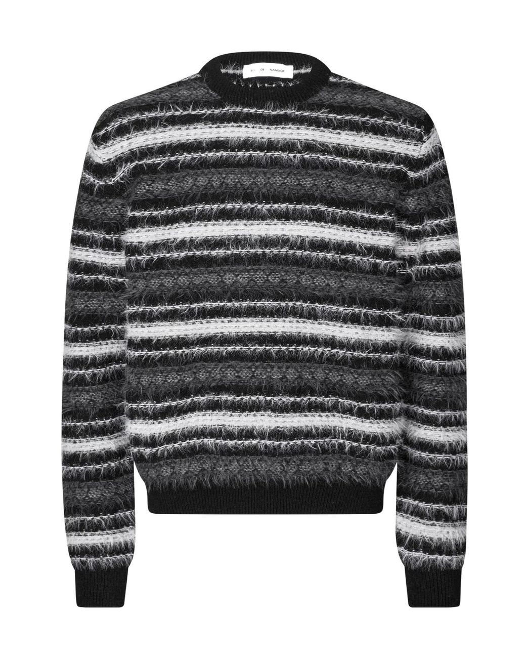 Samsøe & Samsøe Black Samsøe Samsøe Safinnley Striped Knitted Sweater for men
