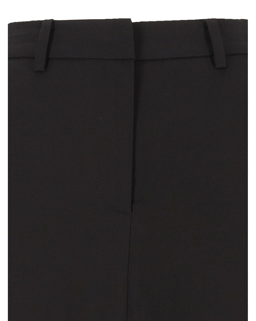 DUNST Black High-Waist Long Skirt