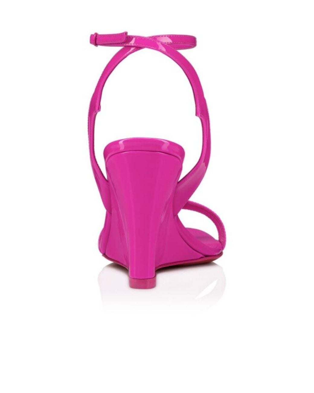 Christian Louboutin Pink Zeppa Chick Open Toe Sandals