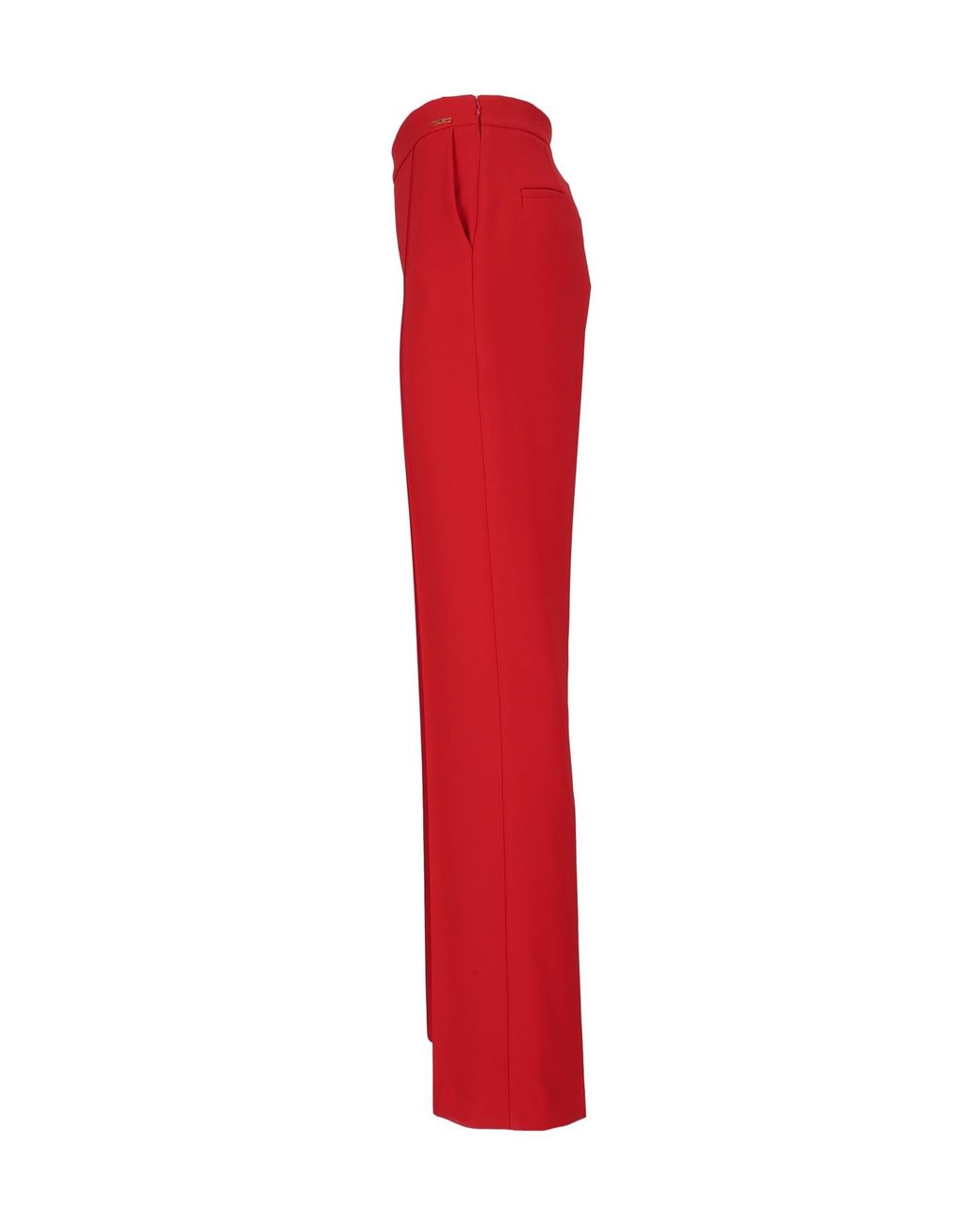 Elisabetta Franchi Red Slim Fit Trousers