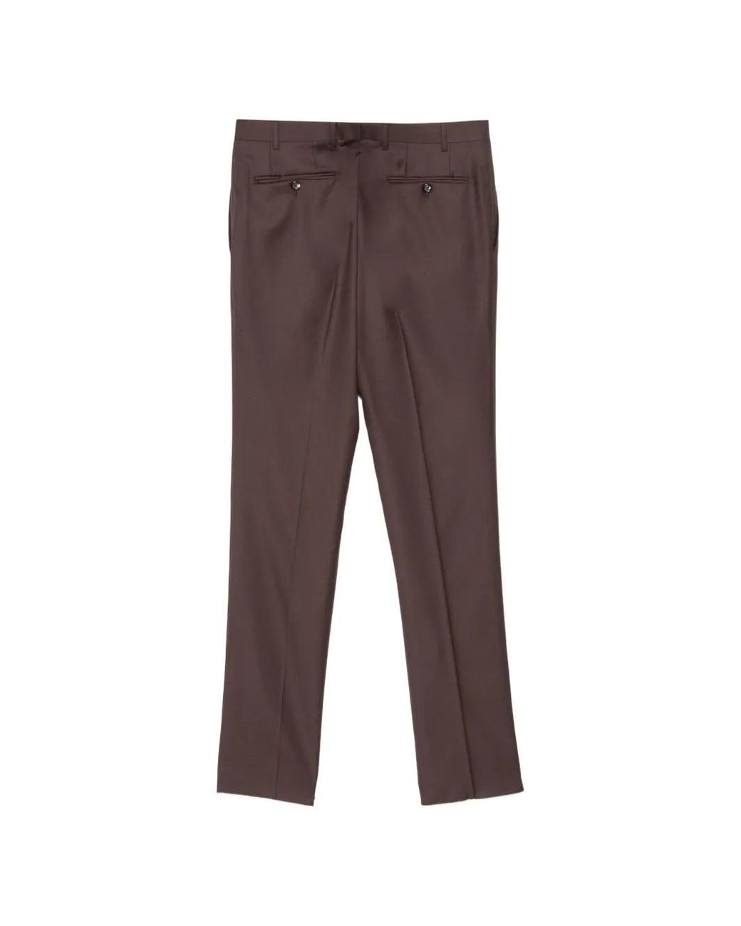 Canali Brown Drawstring Trousers for men