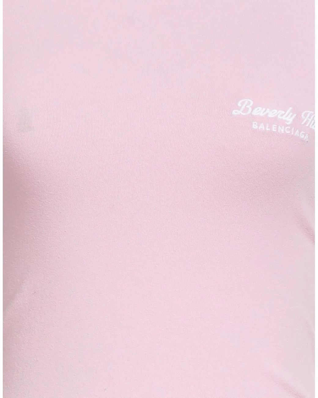 Balenciaga Pink Stretchy T-Shirts