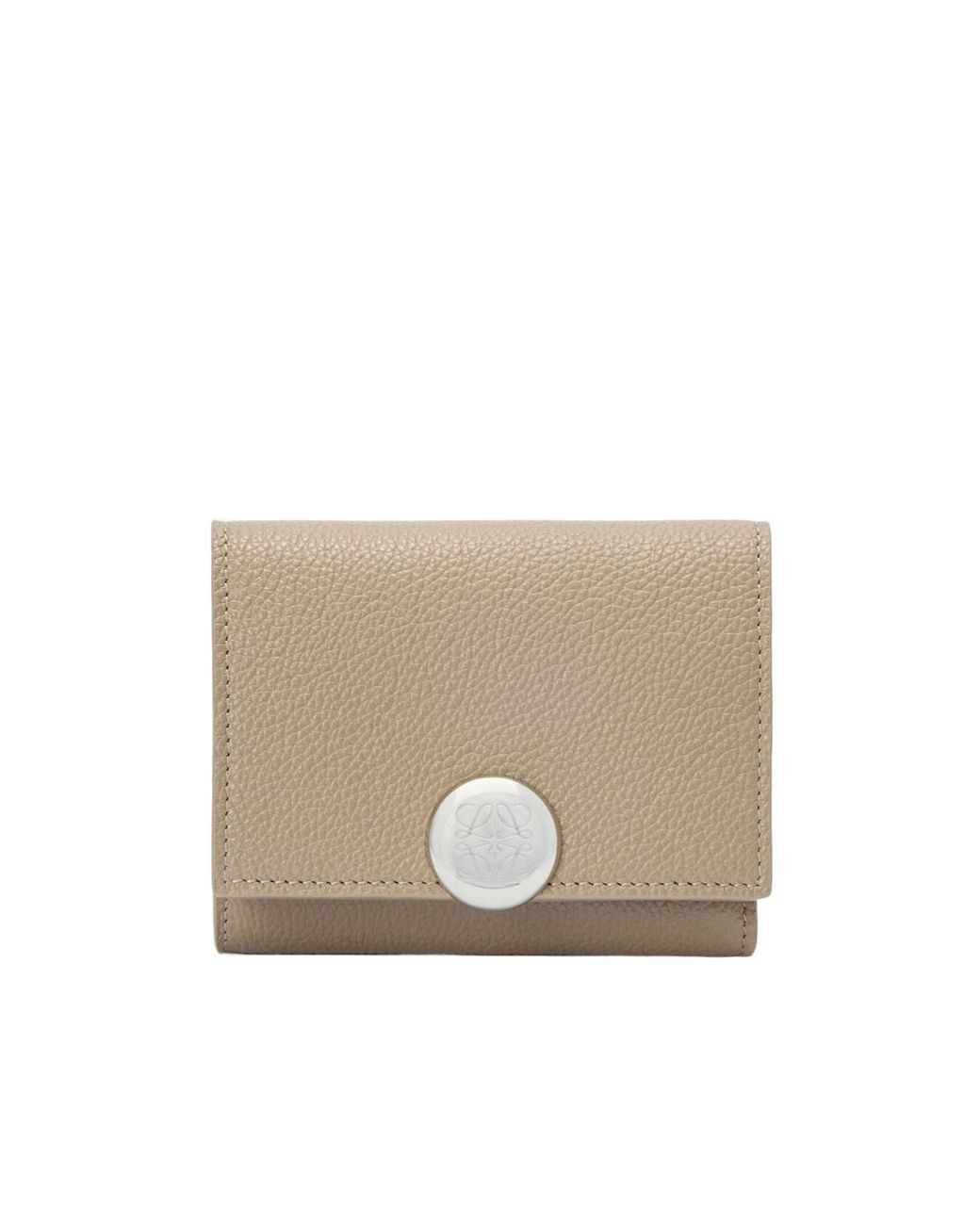 Loewe Natural Pebble Trifold Wallet