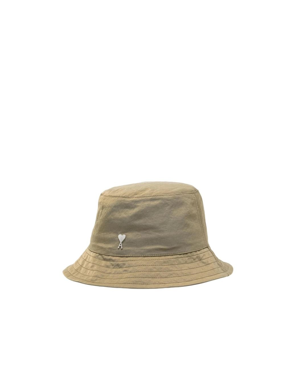 AMI Multicolor Heart-Logo Bucket Hat for men
