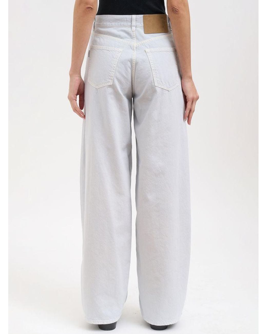 Haikure Gray Logo Jeans