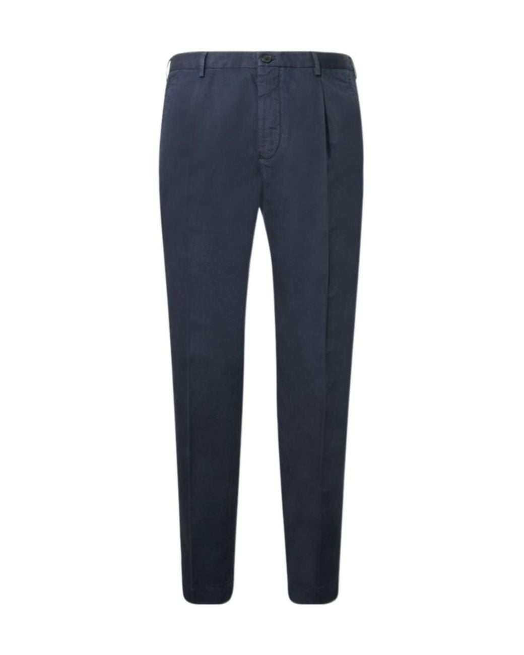 Incotex Blue Pattern 54 Pleated Slim Pants for men