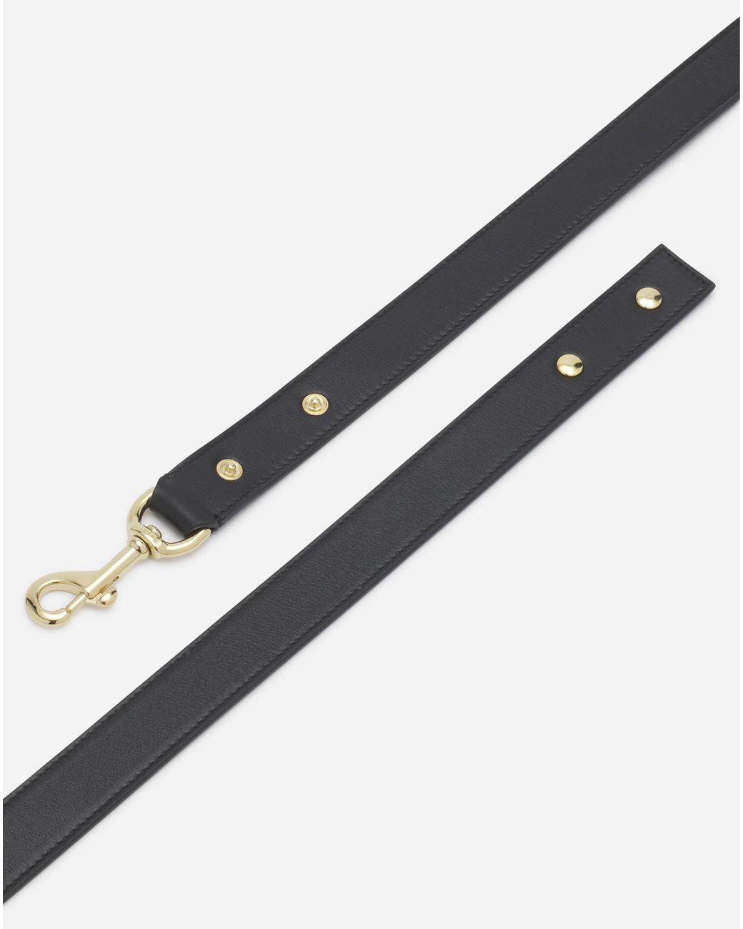 Lanvin Black Sequence Logo Engraved Shoulder Bag