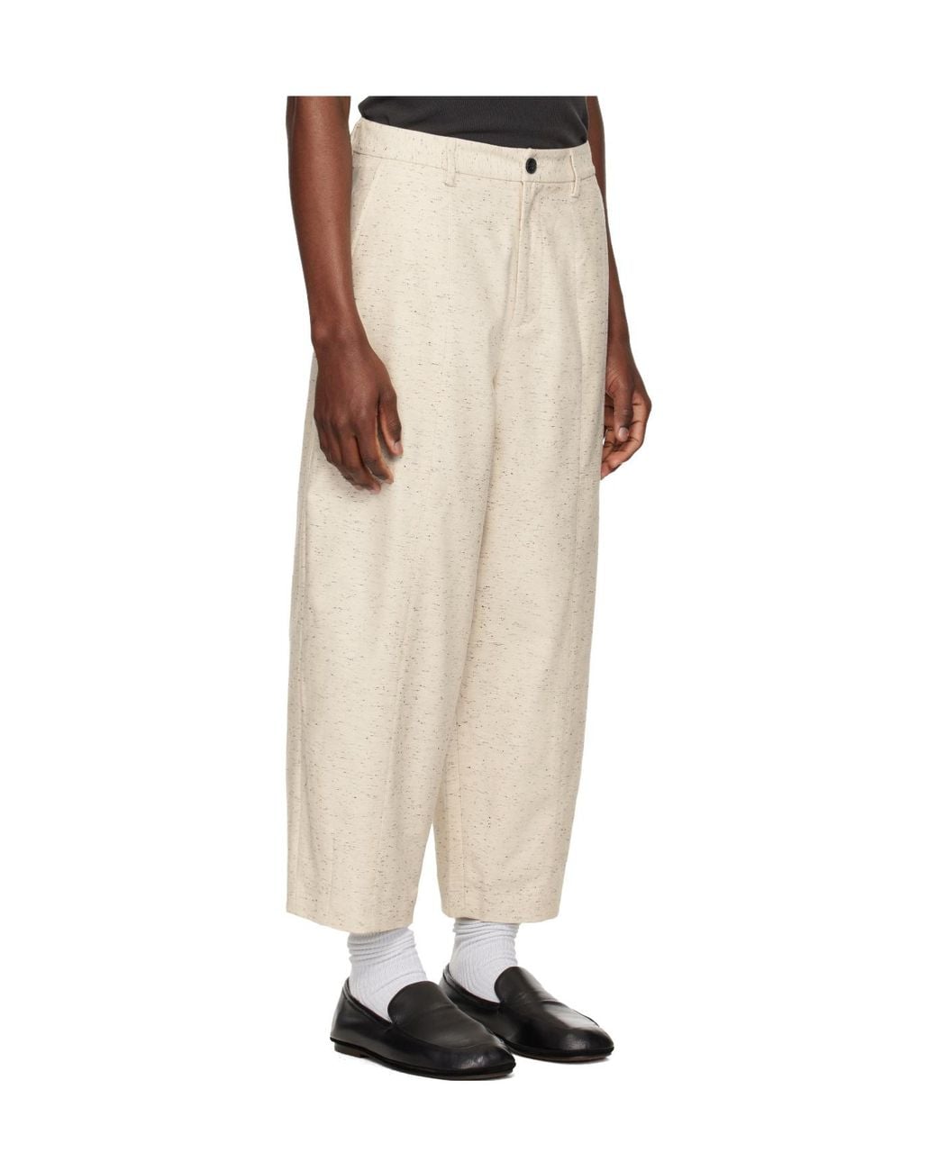 Entire studios Natural Pintuck Carrot Pants for men