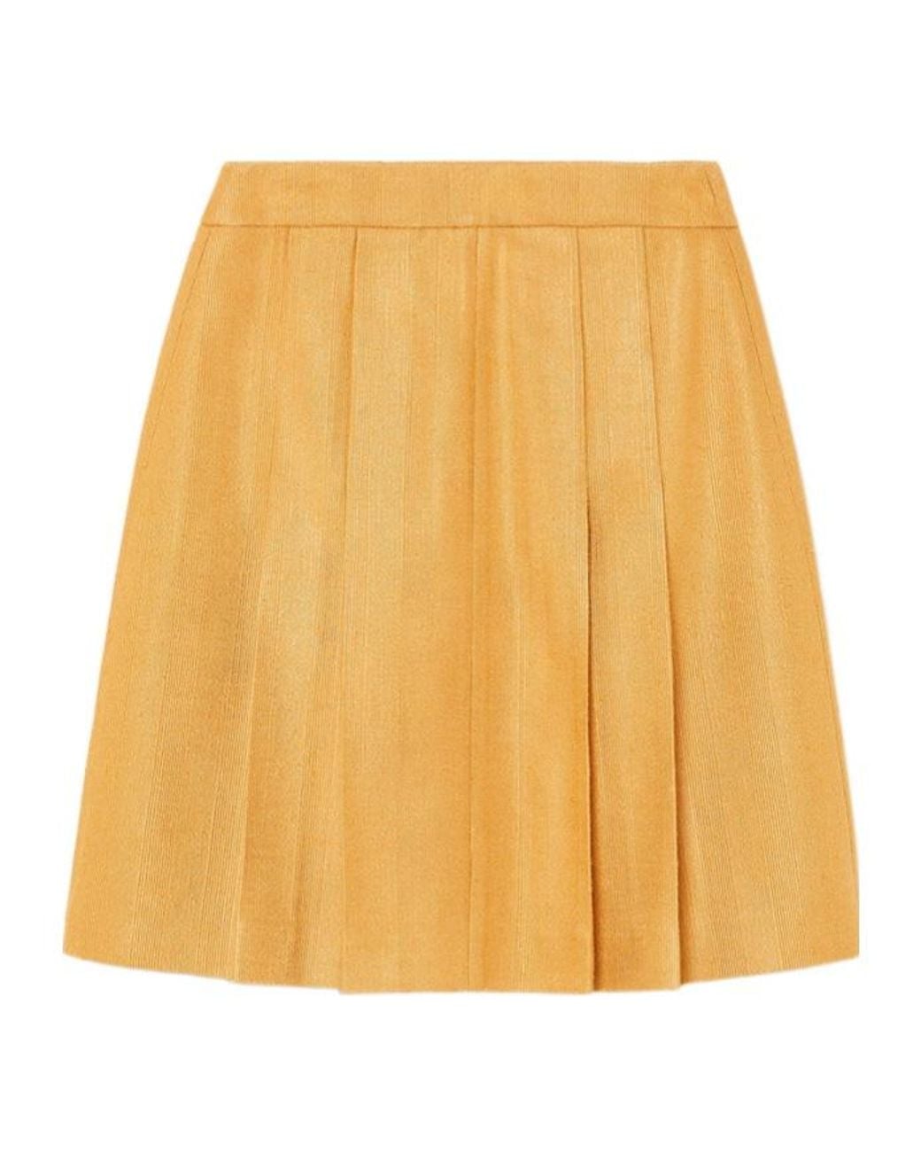 Loro Piana Yellow Aida Skirt