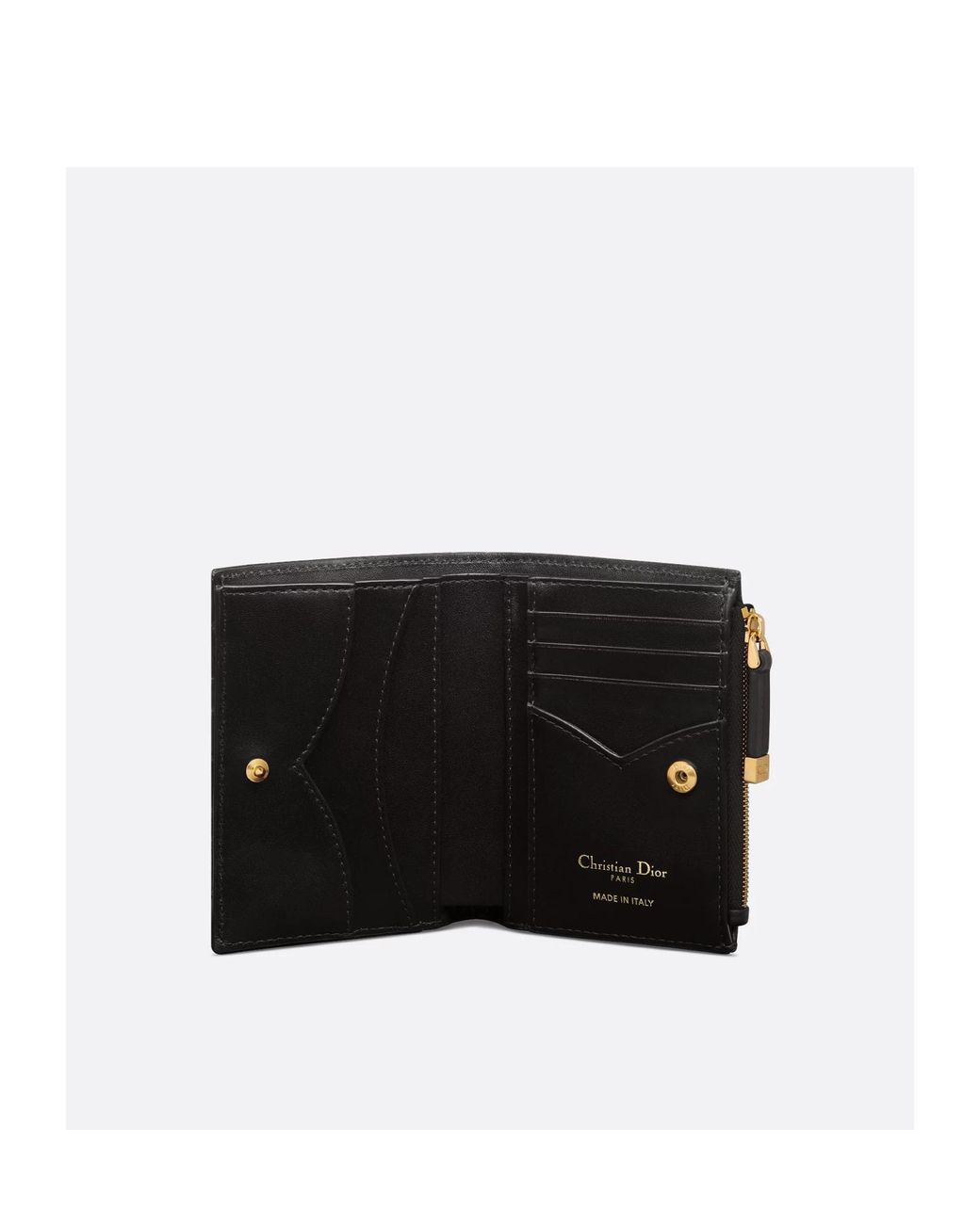 Dior Black Jolie Dahlia Wallet
