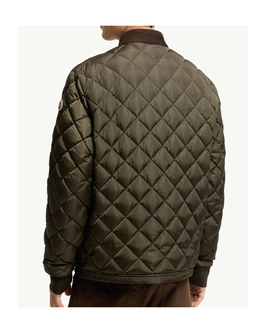 Moncler Green Eclal Short Down Jacket for men