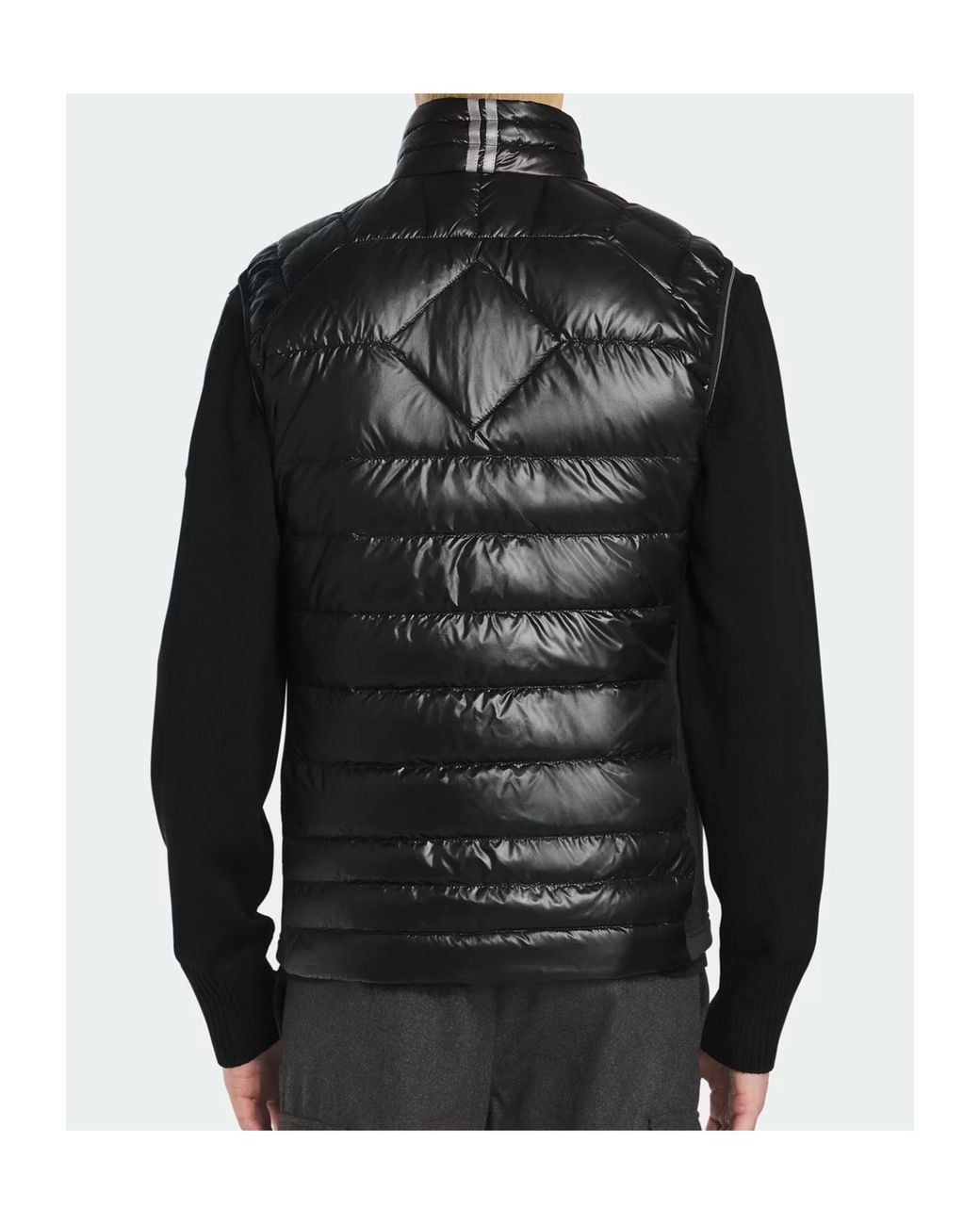 Canada Goose Black Hybridge Padded Lite Gilet for men