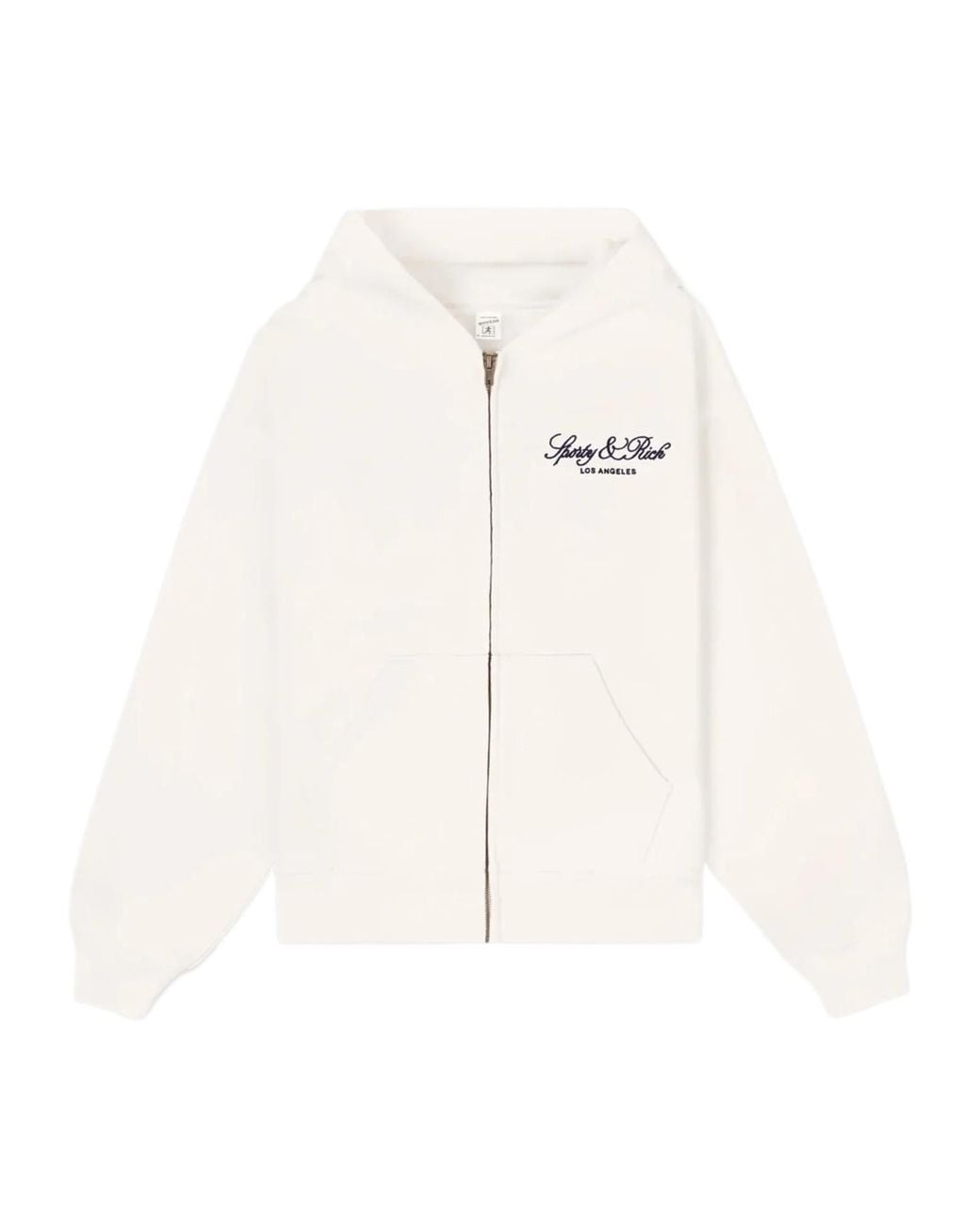 Sporty & Rich White Long-Sleeved Sweatshirt