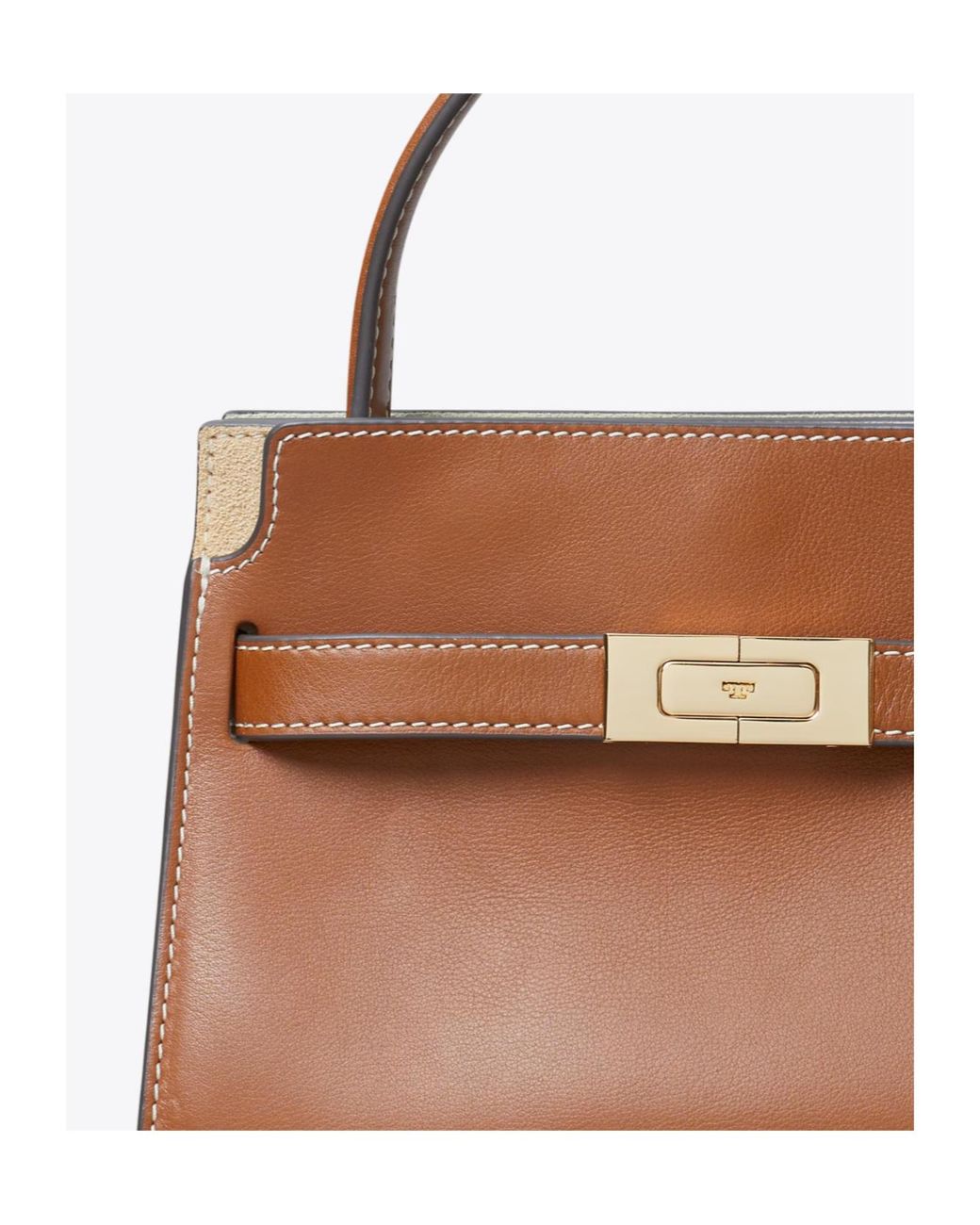 Tory Burch Brown Lee Radziwill Petite Clutch Bag