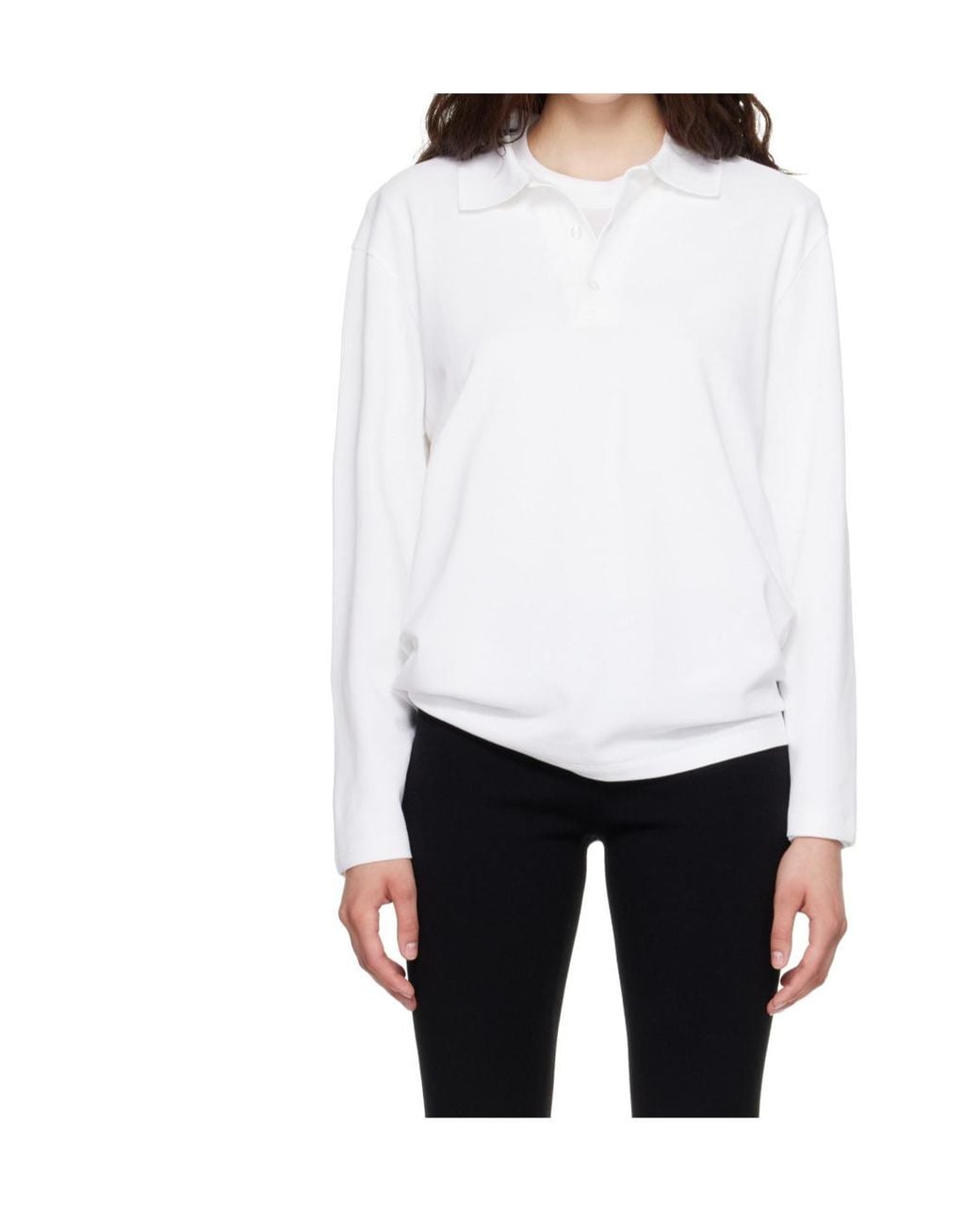 Flore Flore White Diana Polo Shirt