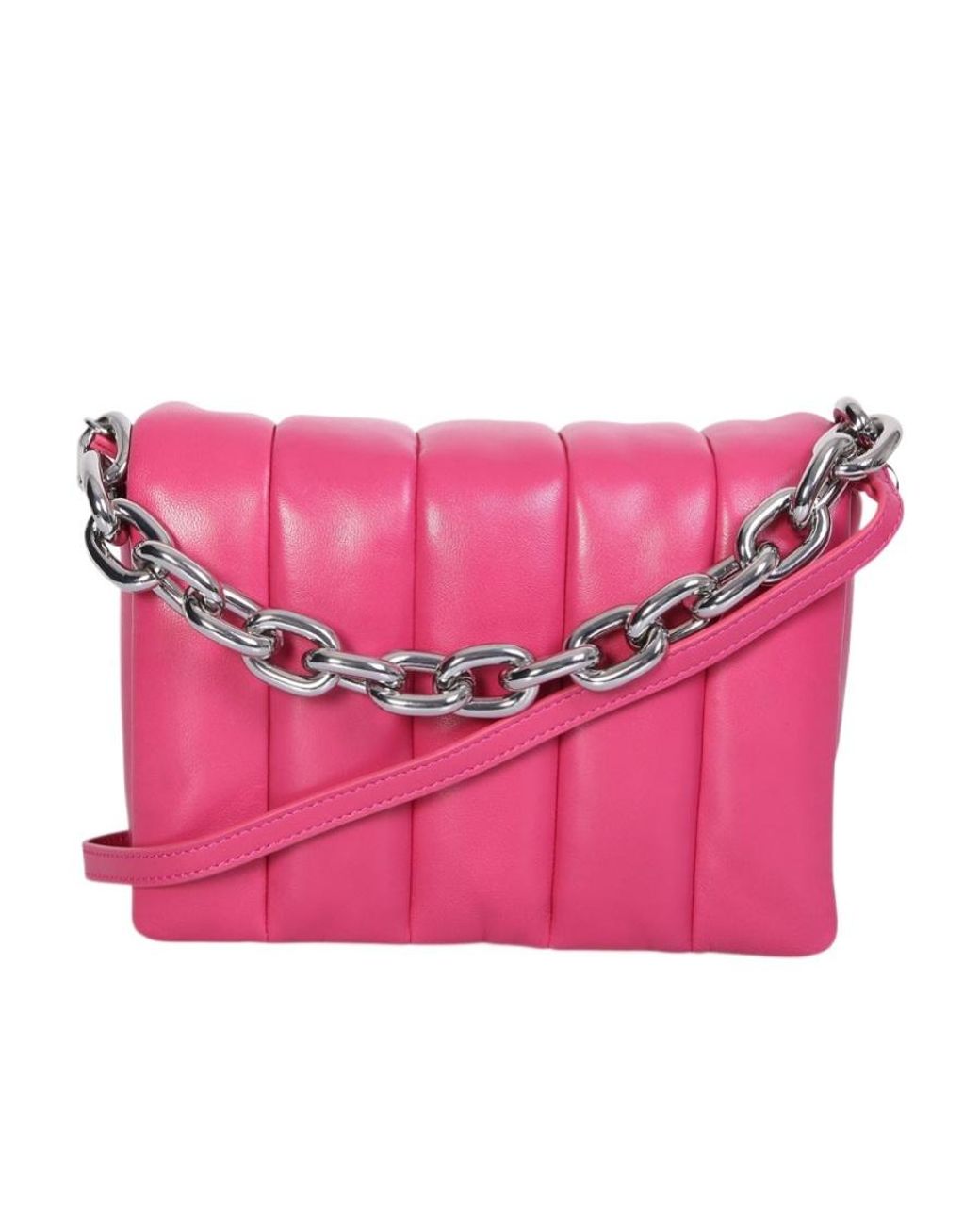 Stand Studio Pink Hera Quilted Shoulder Bag