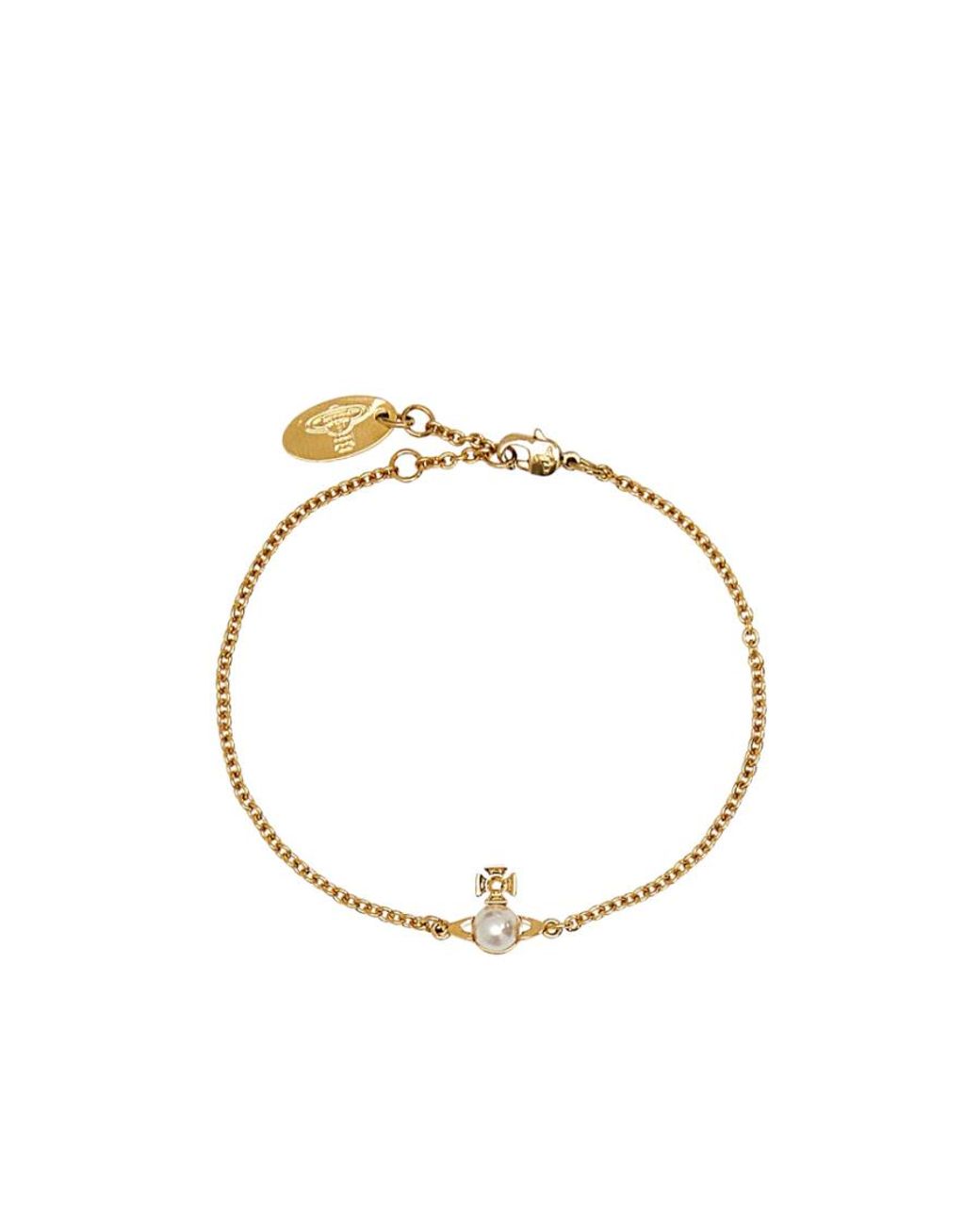 Vivienne Westwood Metallic Balbina Orb Charm Bracelet