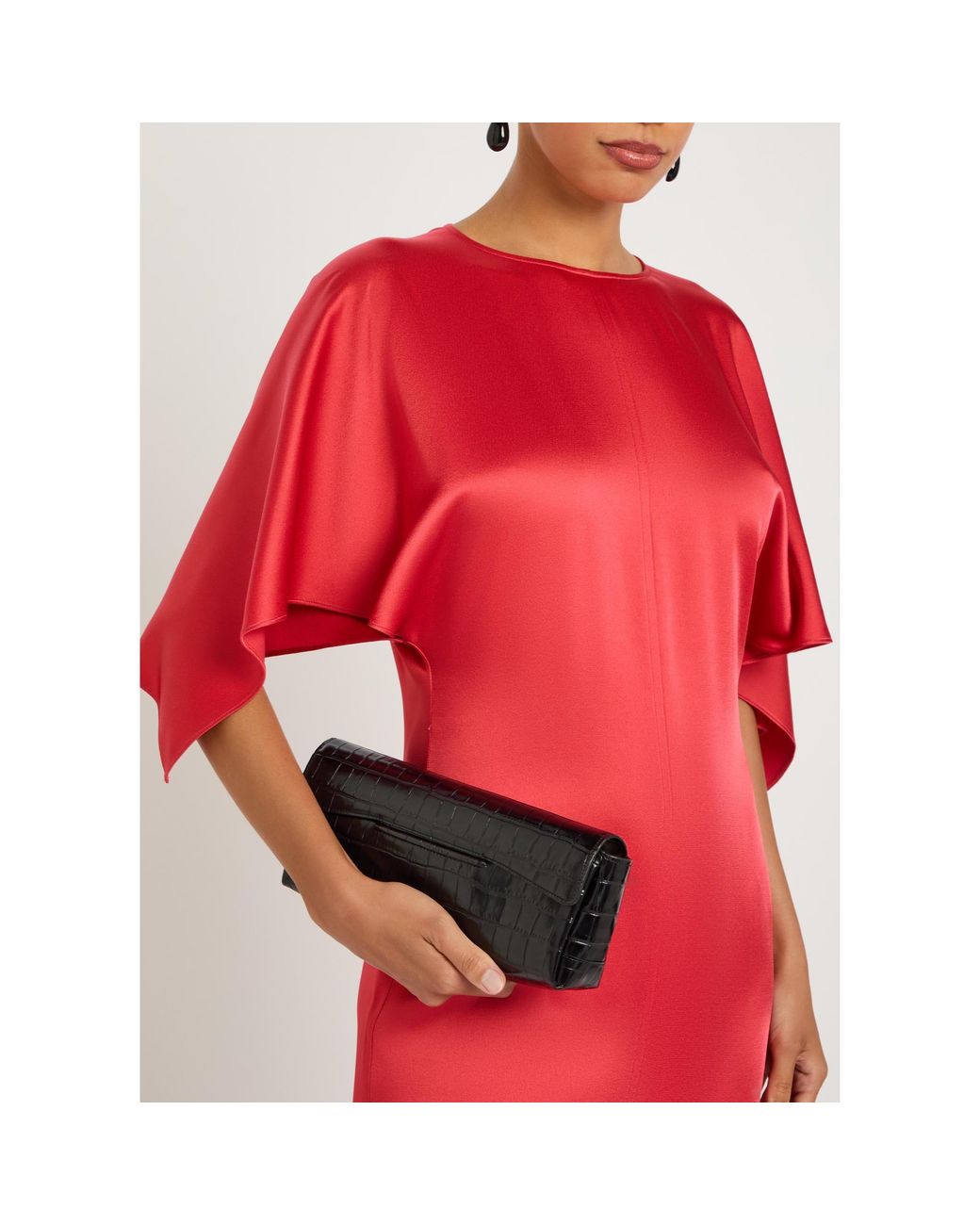 Stella McCartney Red Crew Neck Dress