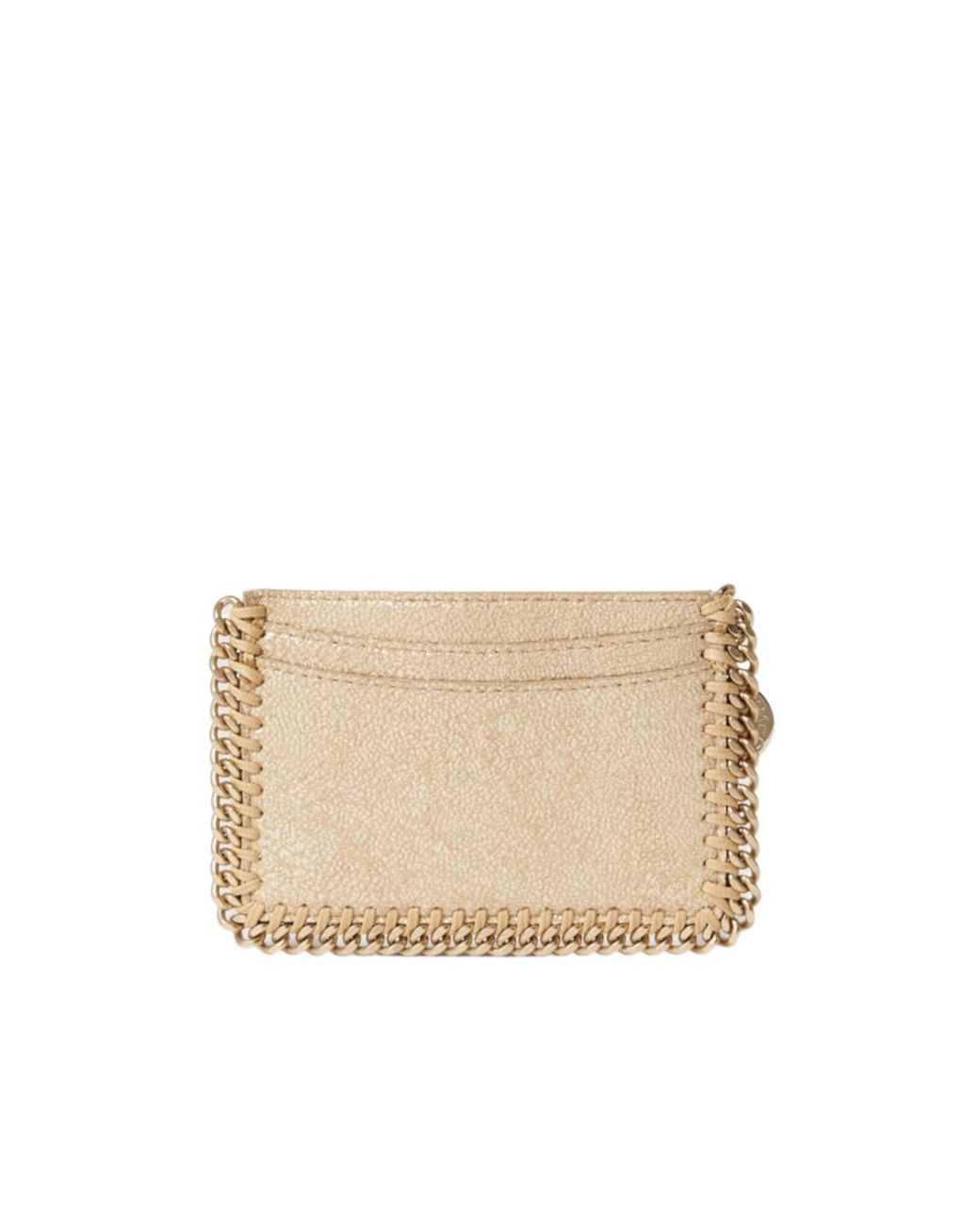 Stella McCartney Natural Falabella Slip Cardholder