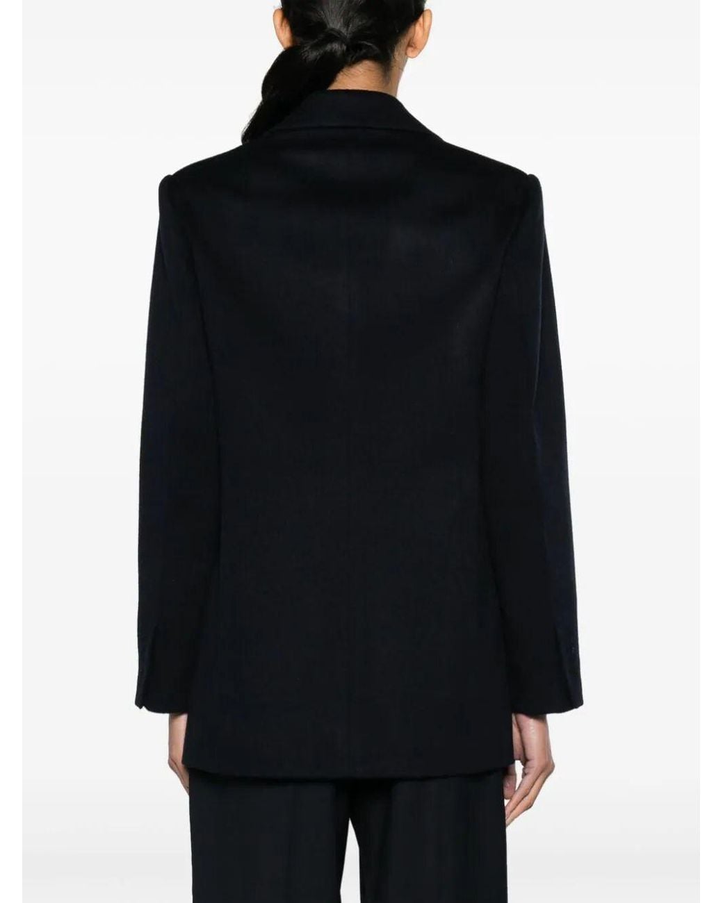Victoria Beckham Black Straight Hem Blazer