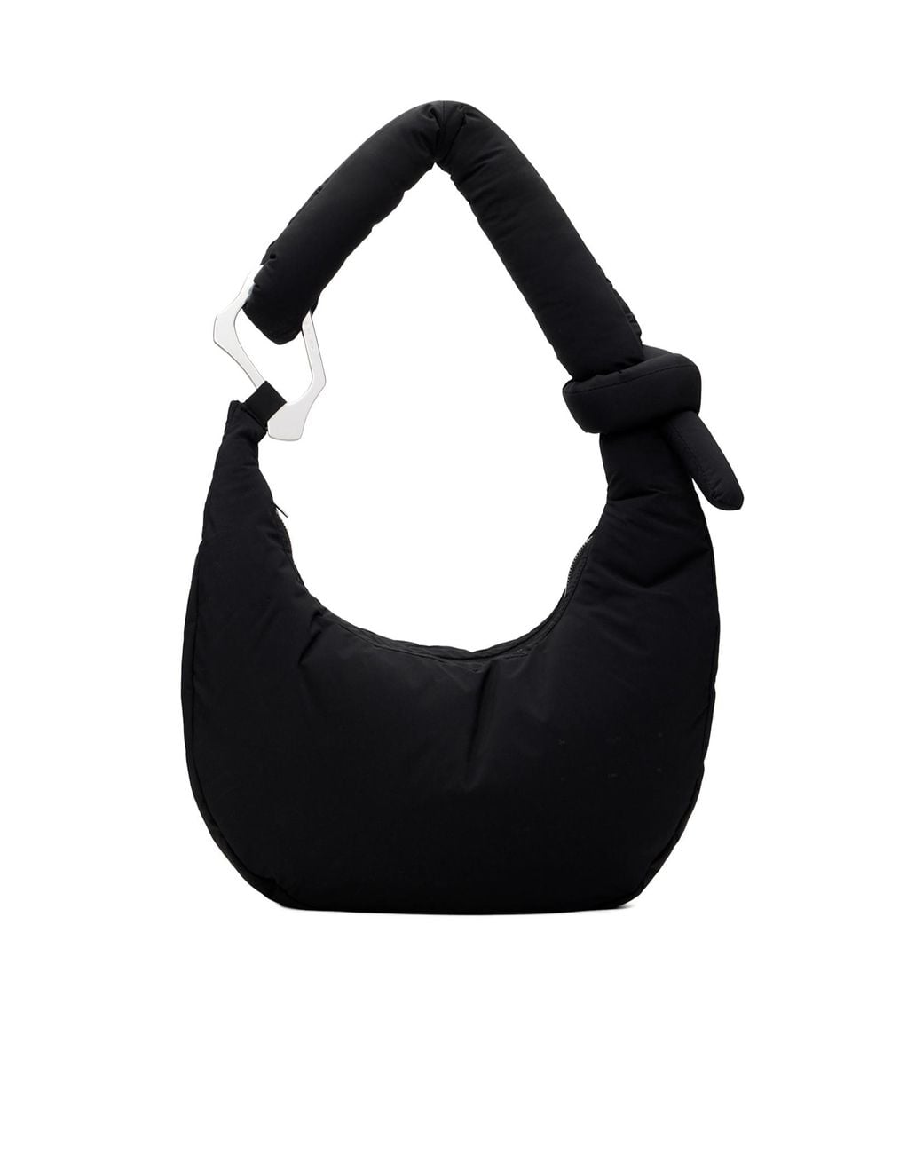 HELIOT EMIL Black Attache Zipper Shoulder Bag for men