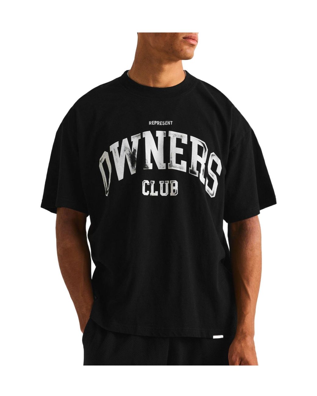 Represent Black Rep Owners Tee Sn64 for men