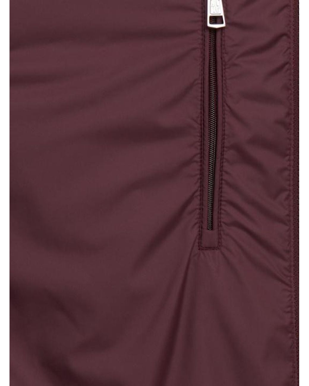 Moncler Purple Marseillan Tech Down Vest for men