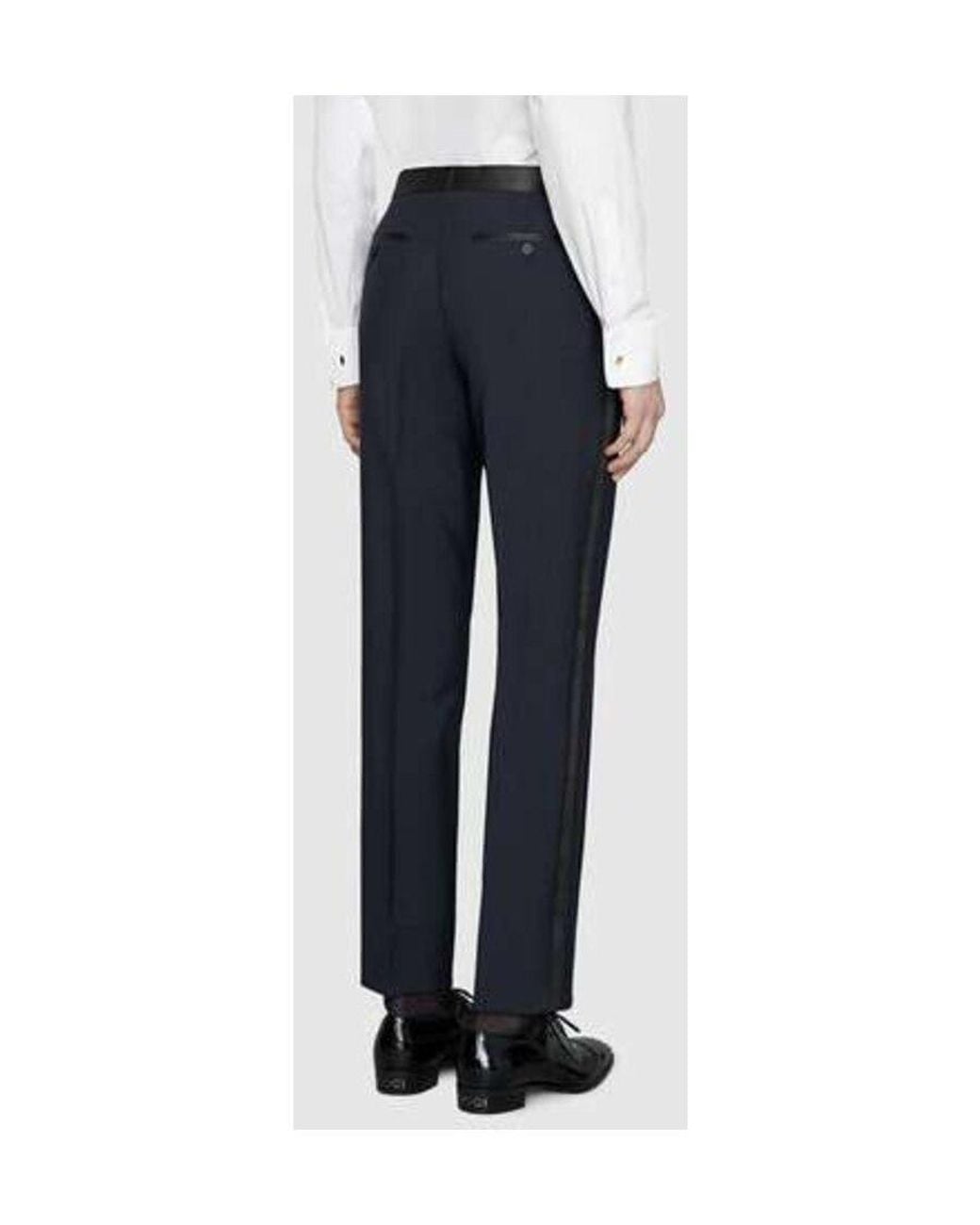 Gucci Blue Fitted Tuxedo for men