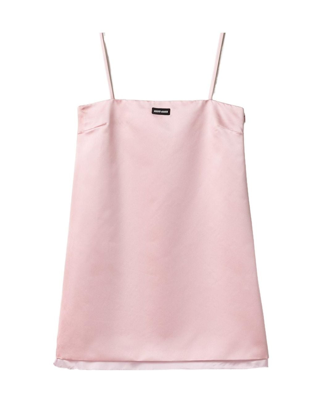 Miu Miu Pink Duchesse Mini-Dress
