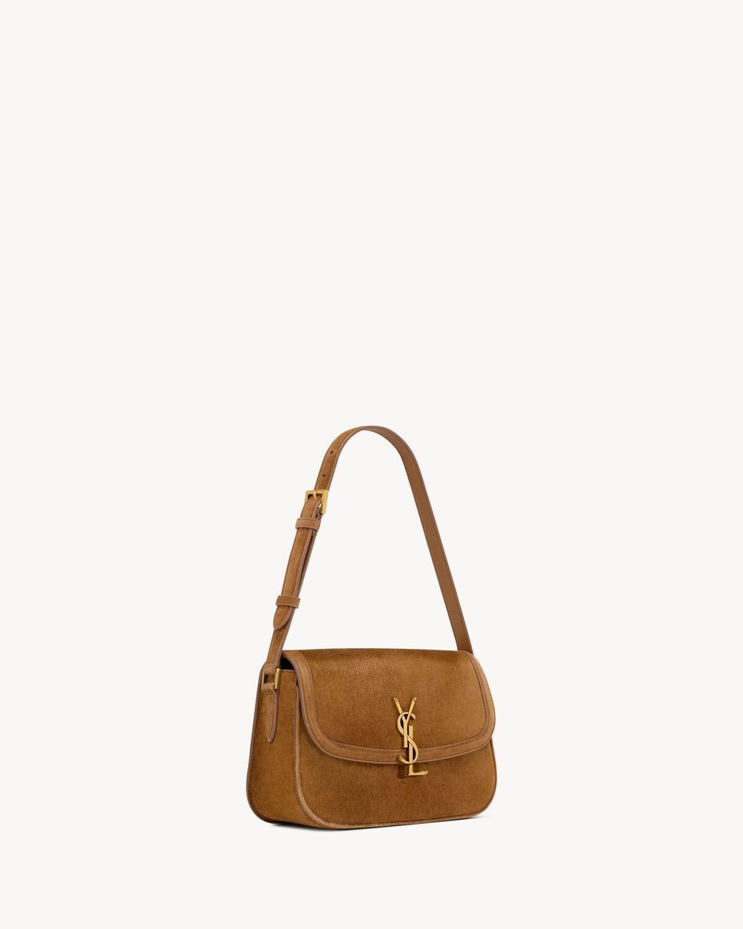 Saint Laurent Brown Solferino Medium Shoulder Bag