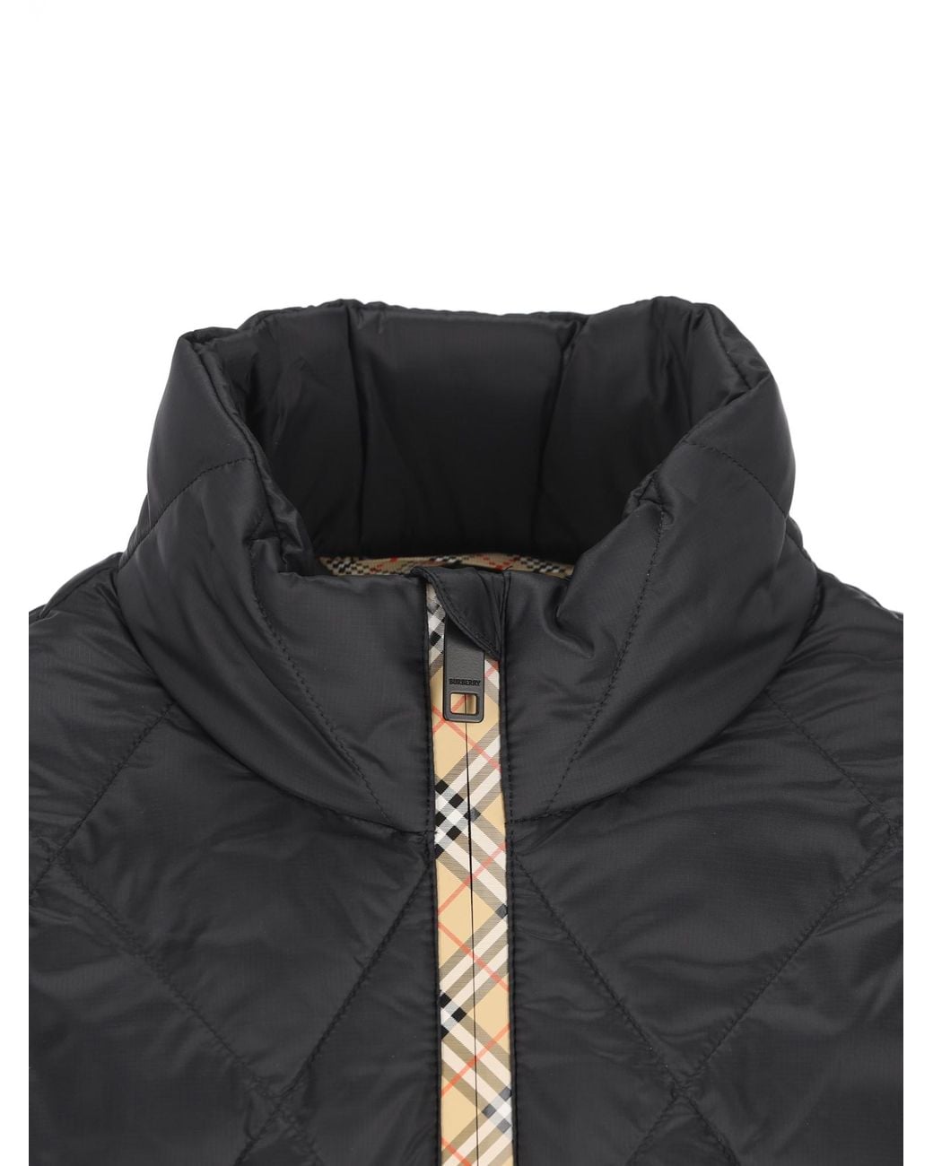 Burberry Black Packable Quilted Bramford Jacket