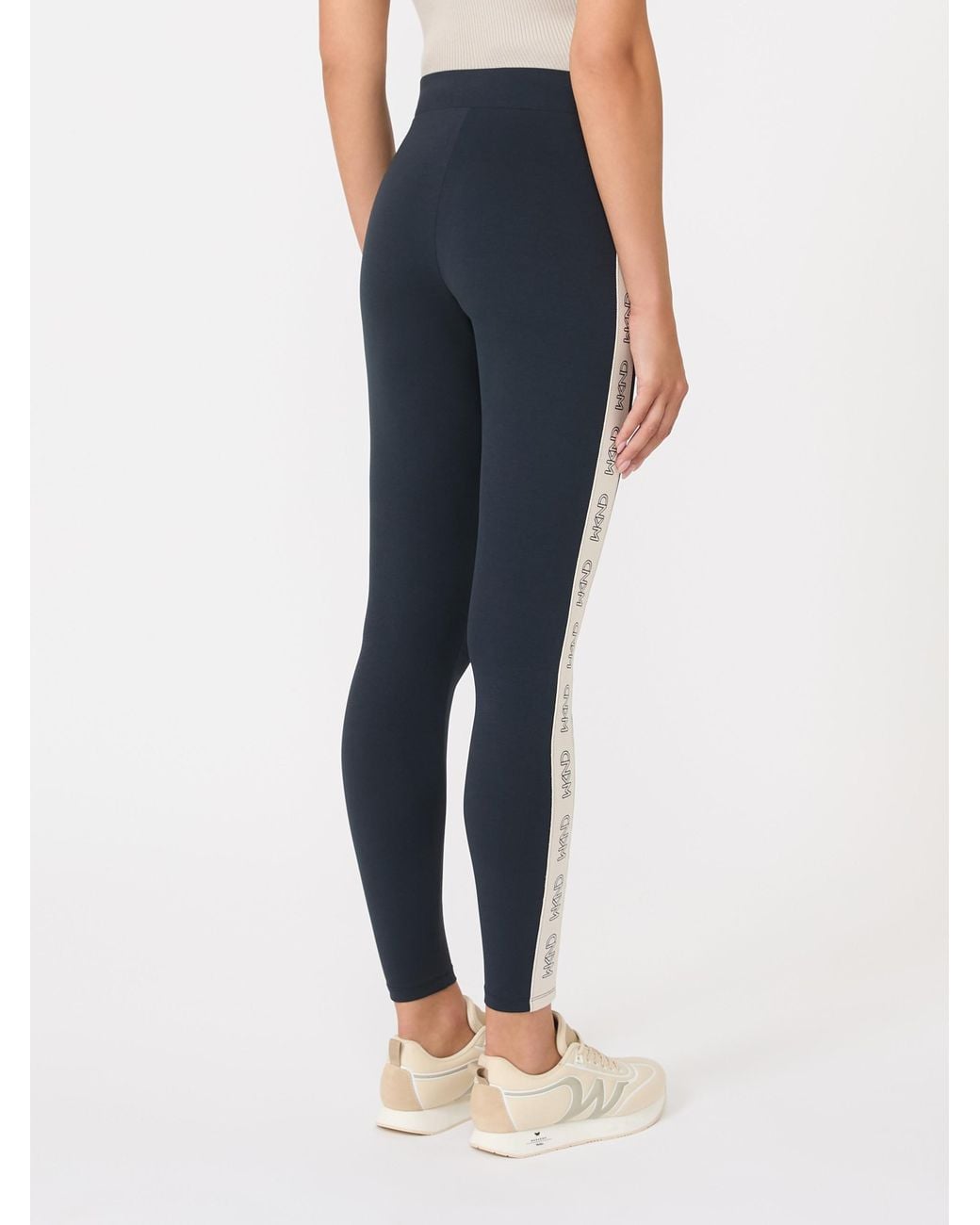 Weekend by Maxmara Blue Technical Jersey Leggings