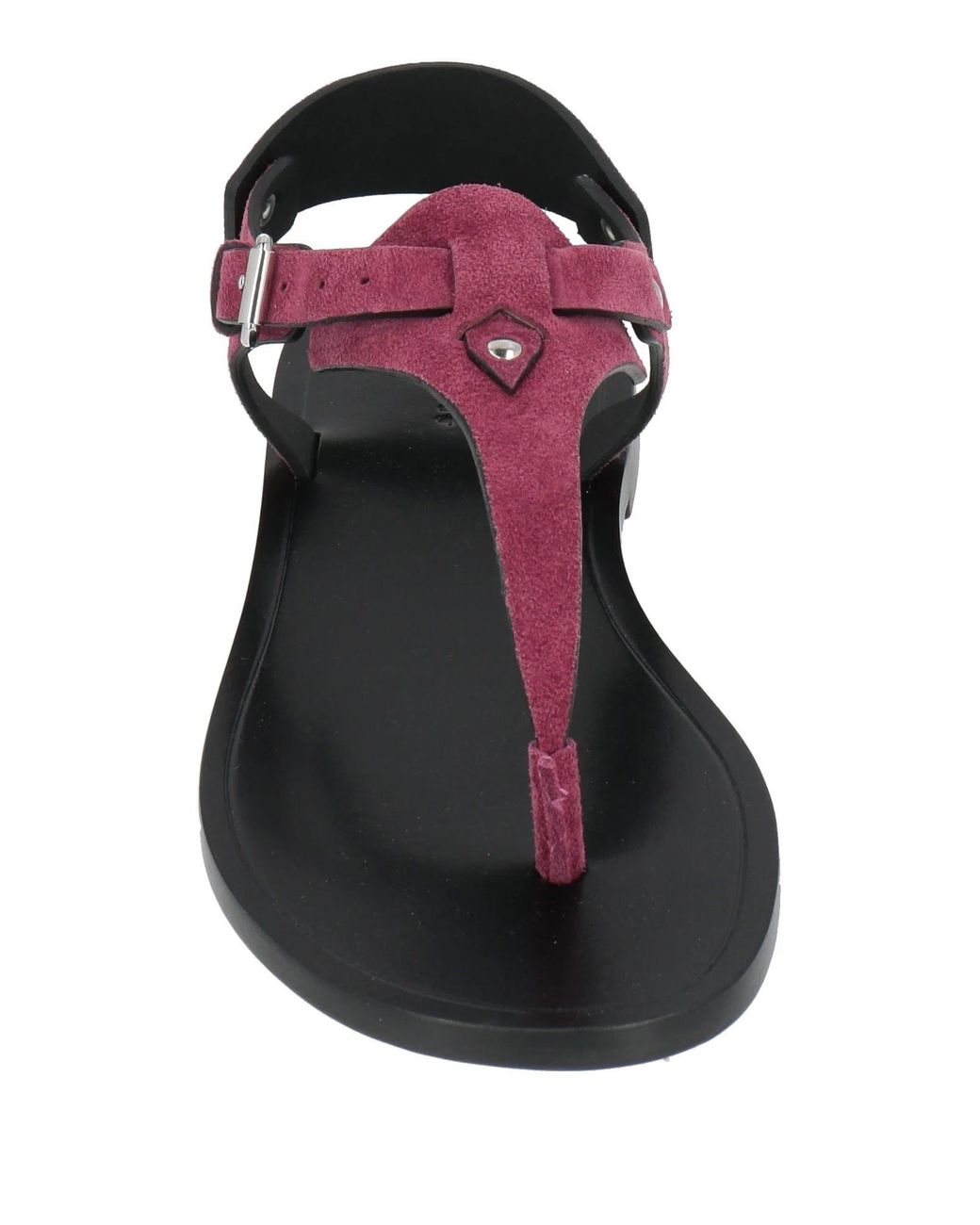 Isabel Marant Pink Minimal Round Toe Sandals