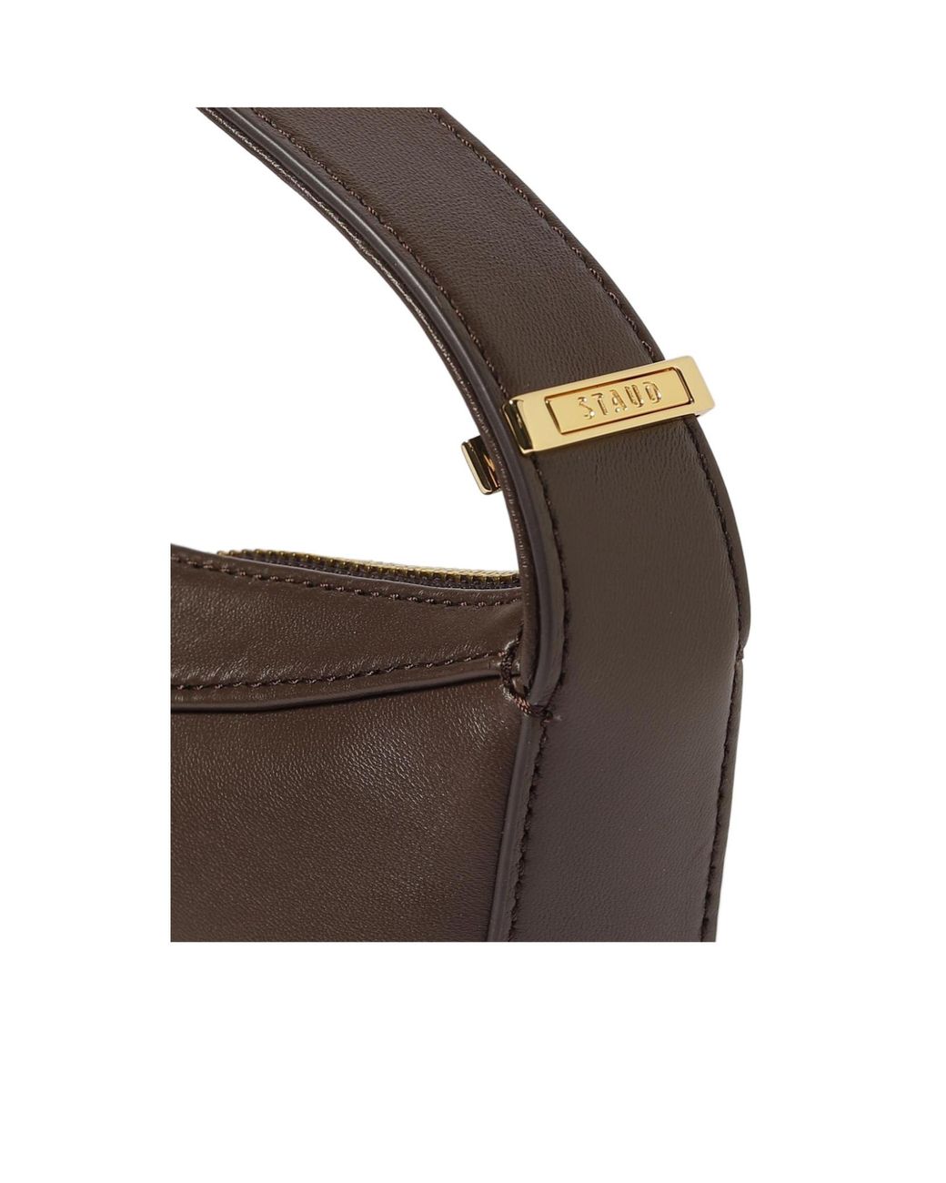 Staud Brown Demy Folded Shoulder Bag